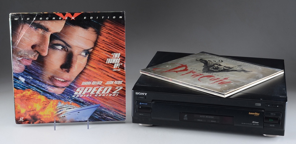 Sony MDP-500 LaserDisc Player With Movies