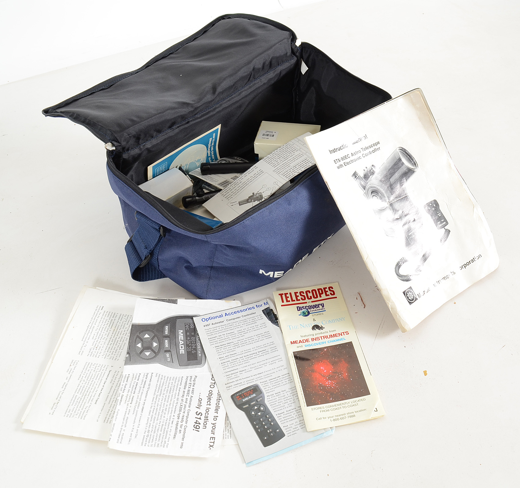 Meade ETX-90EC Astro Telescope with Tripod Stand and Case