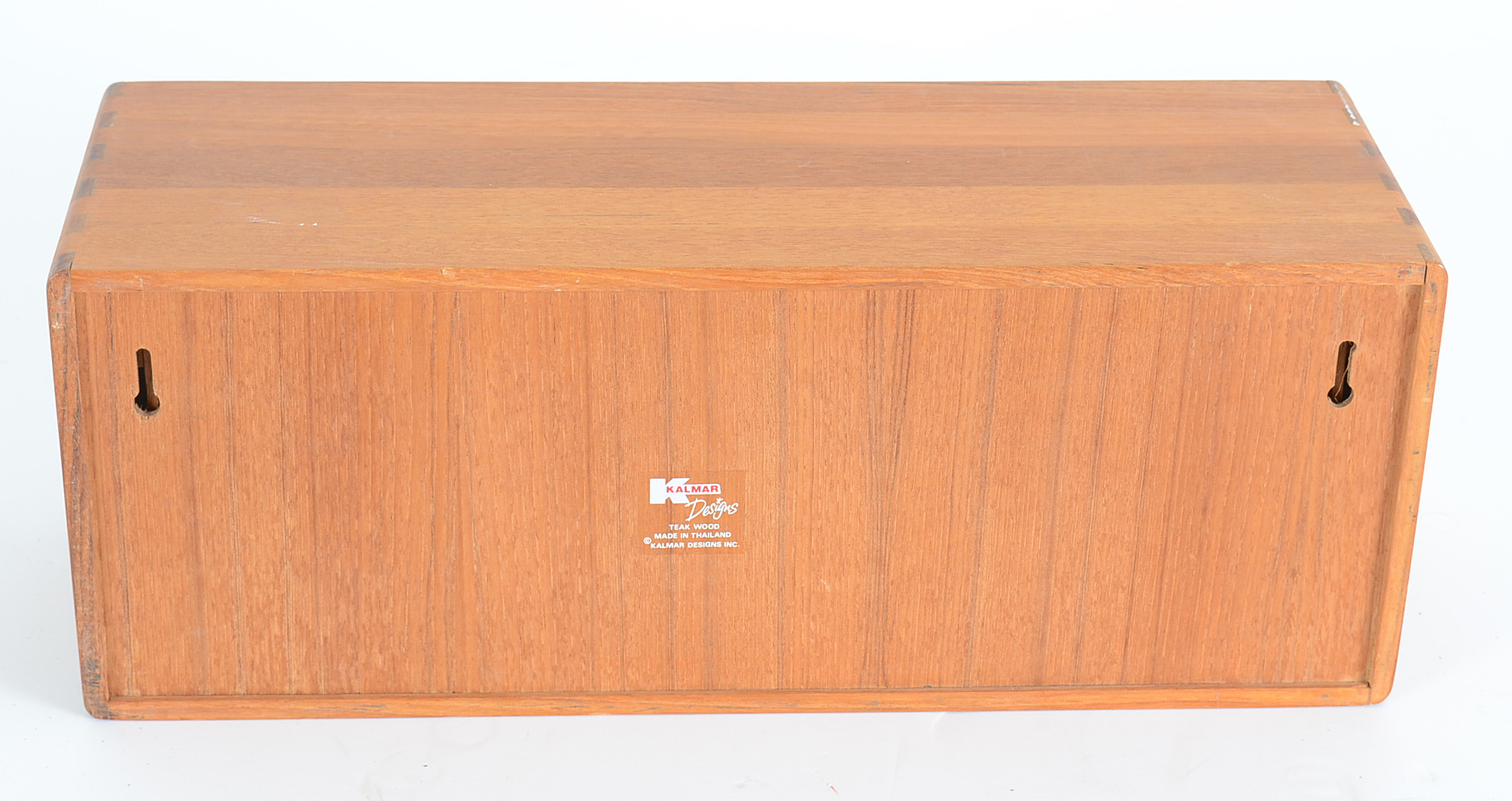 Kalmar Teak CD Storage Rack with Lever Action