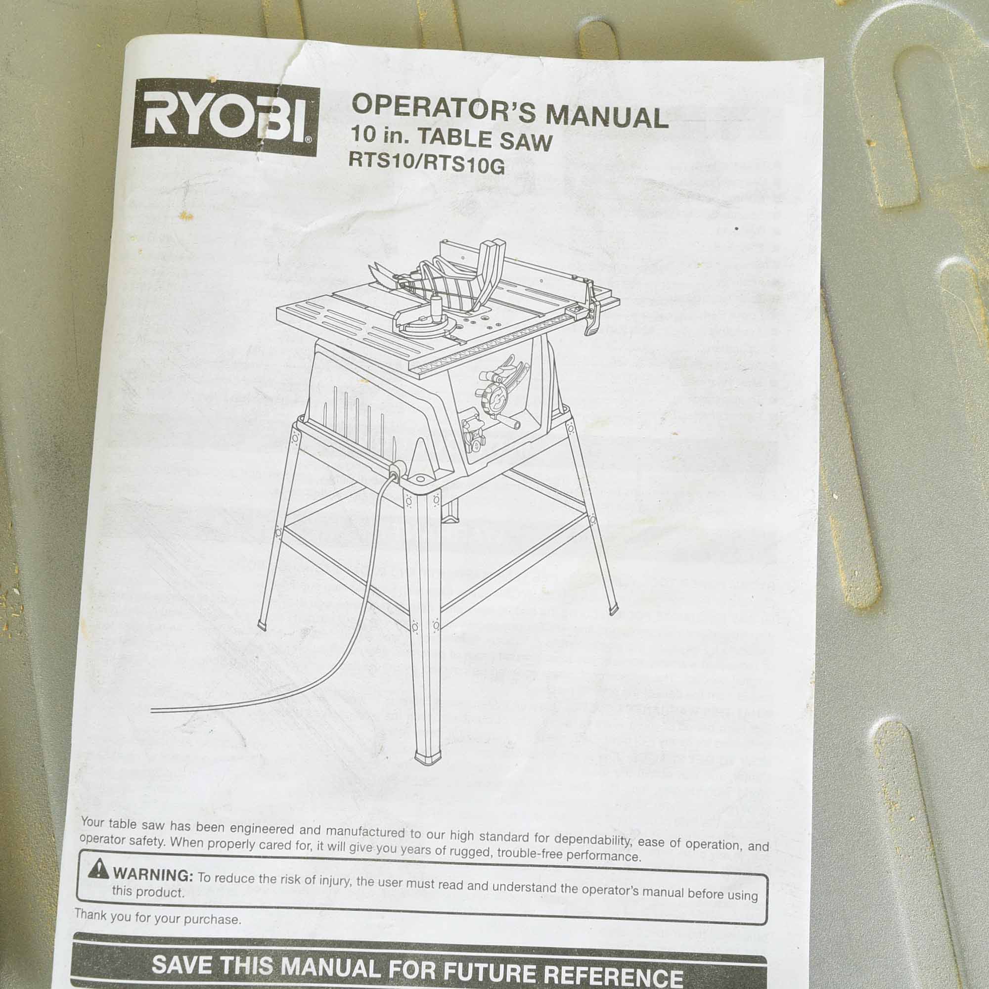 Ryobi 10" Table Saw