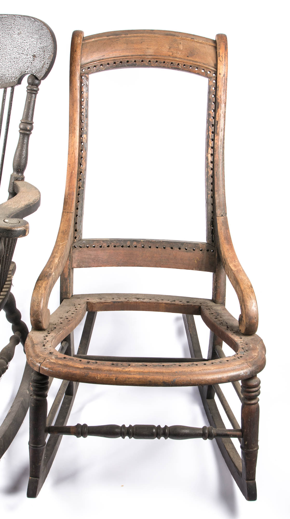 Pair of Antique Project Rocking Chairs