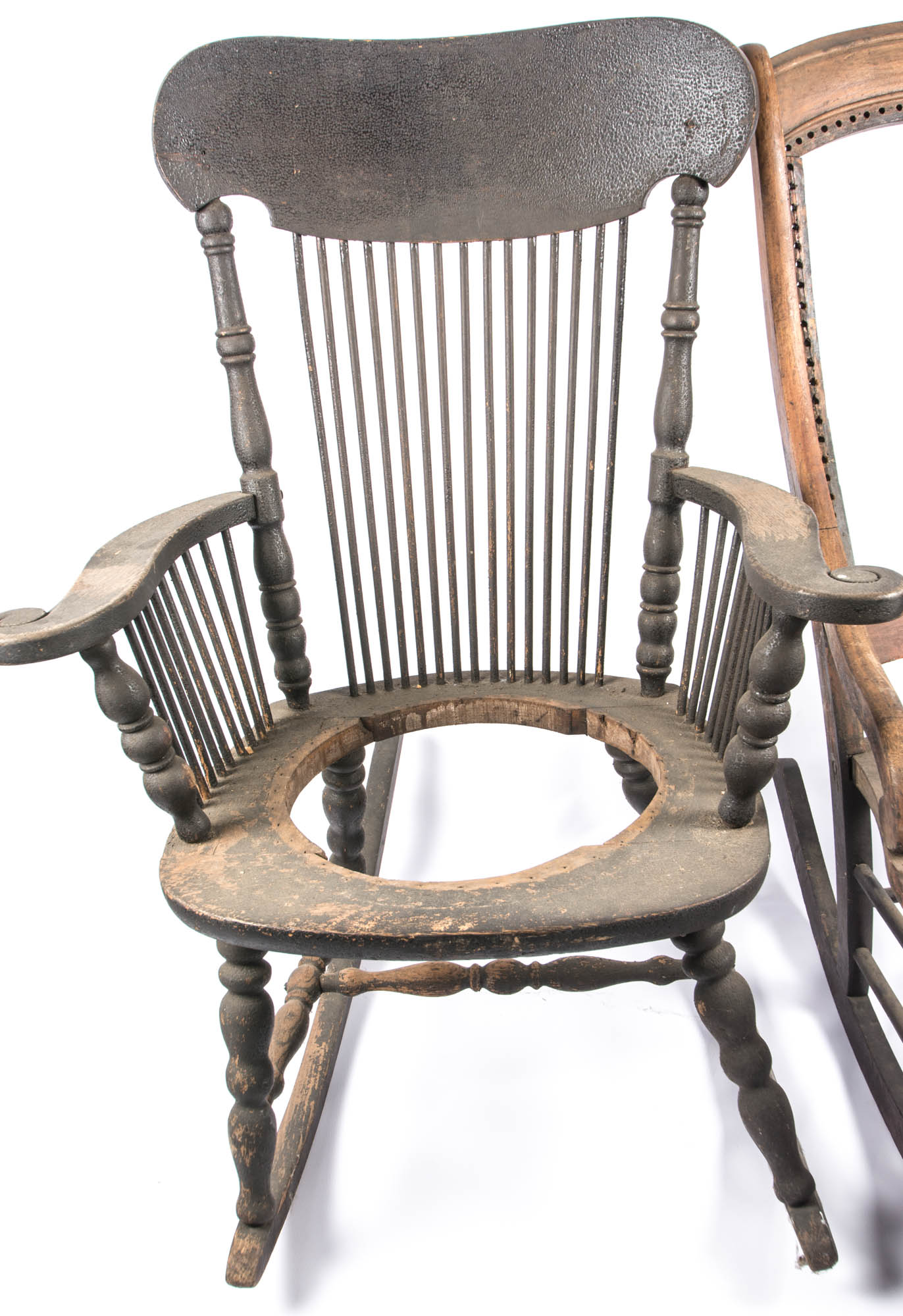 Pair of Antique Project Rocking Chairs