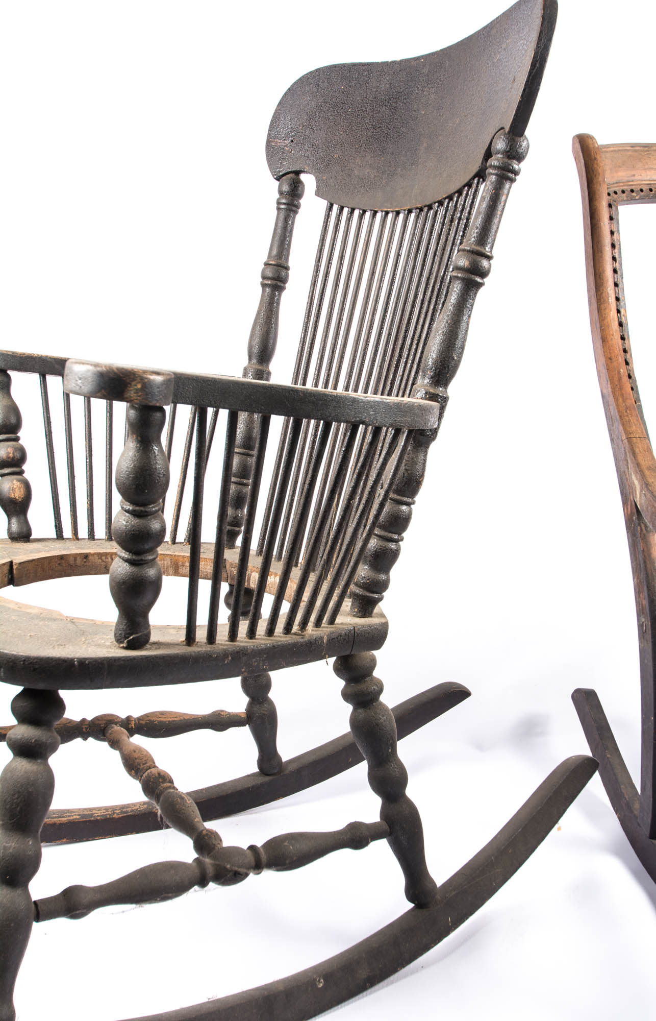 Pair of Antique Project Rocking Chairs