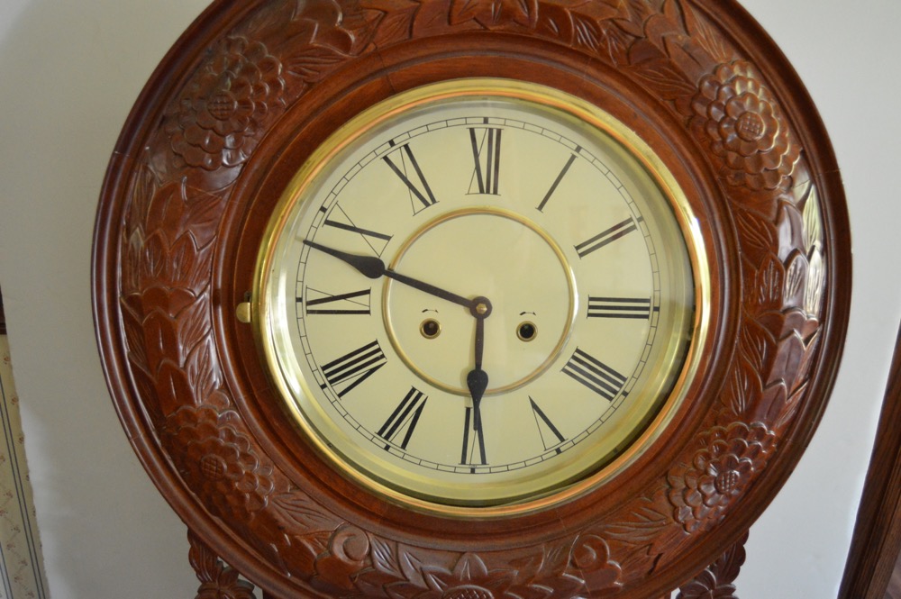 Large Pendulum Wall Clock Marked Regulator A
