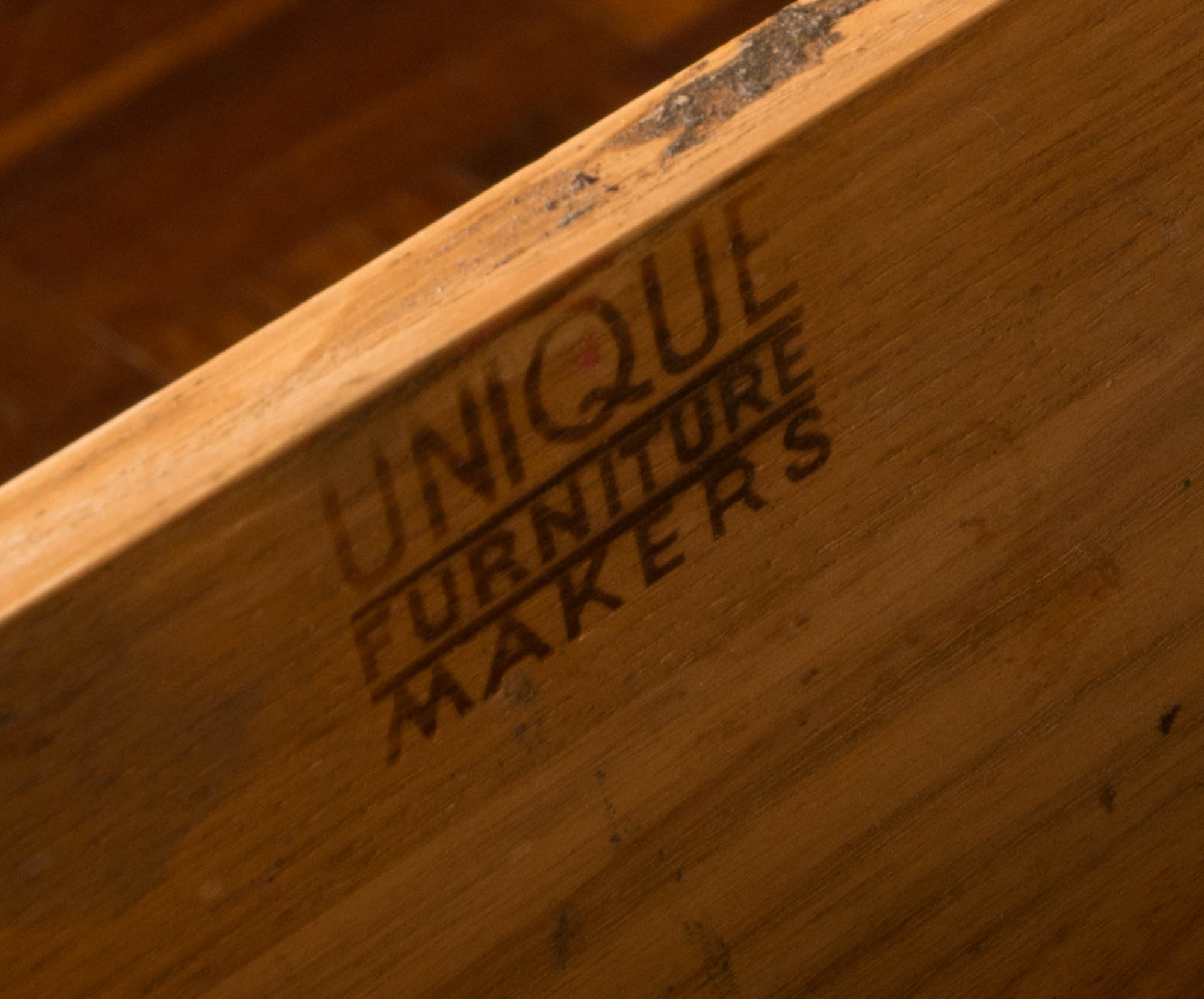 Vintage Maple China Cabinet