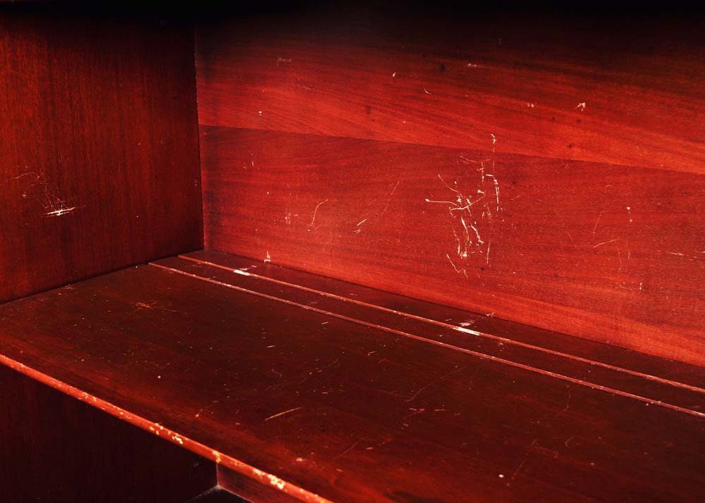 Federal Style Mahogany China Cabinet