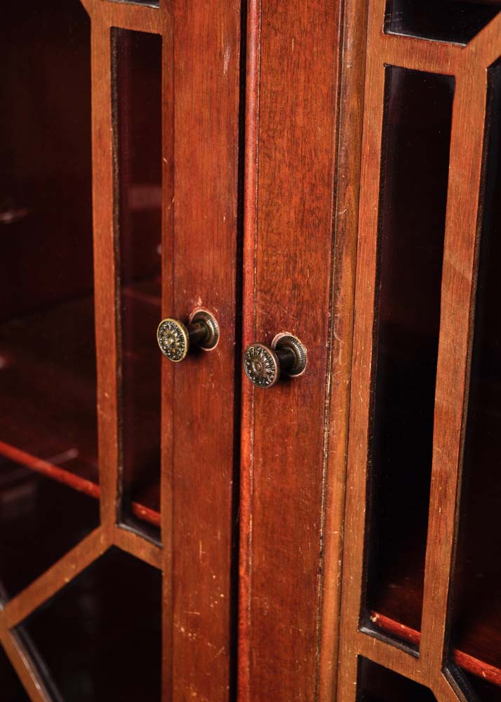 Federal Style Mahogany China Cabinet