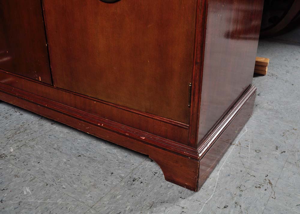 Federal Style Mahogany China Cabinet