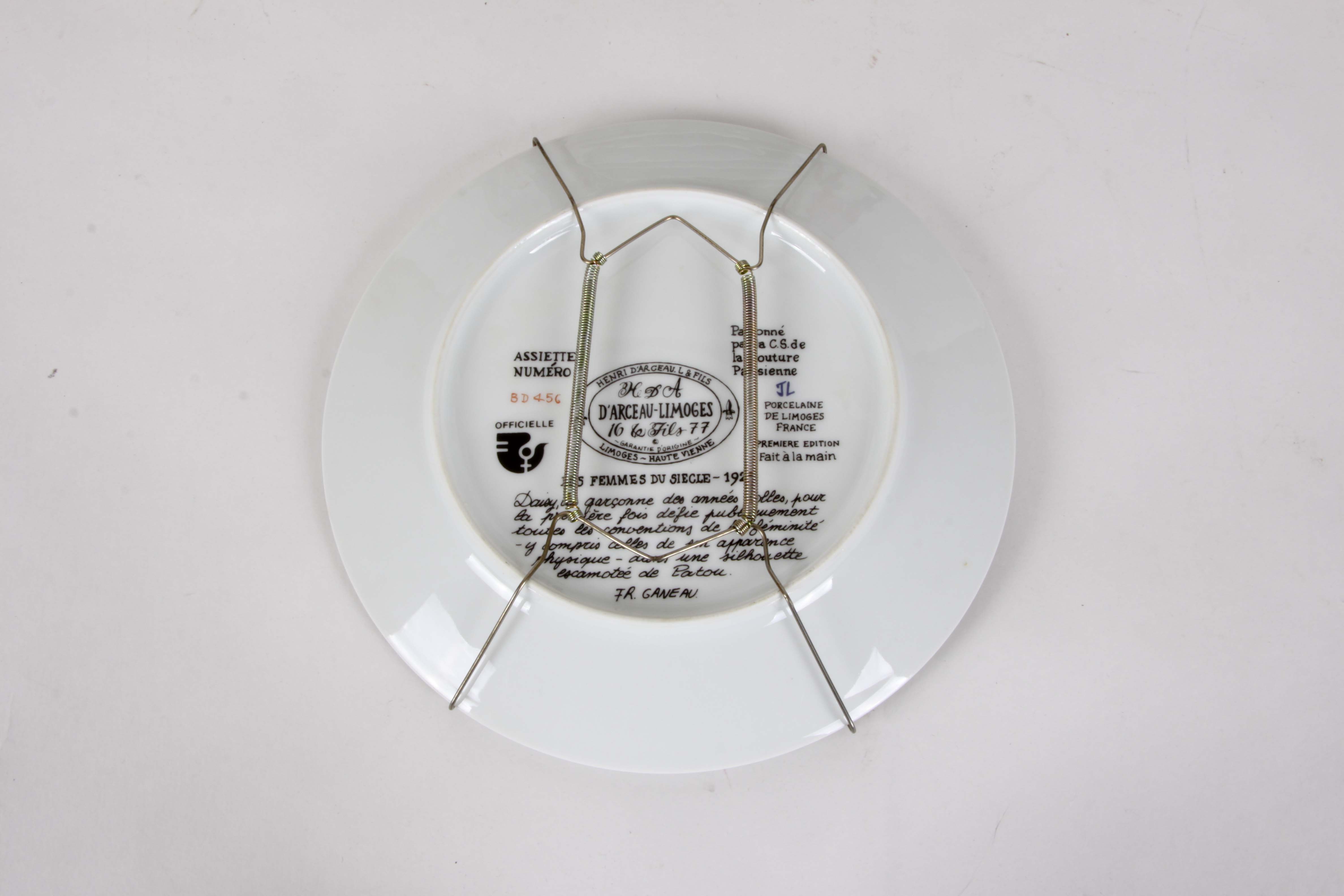 Vintage Lionstone Decanters and Limoges Plates