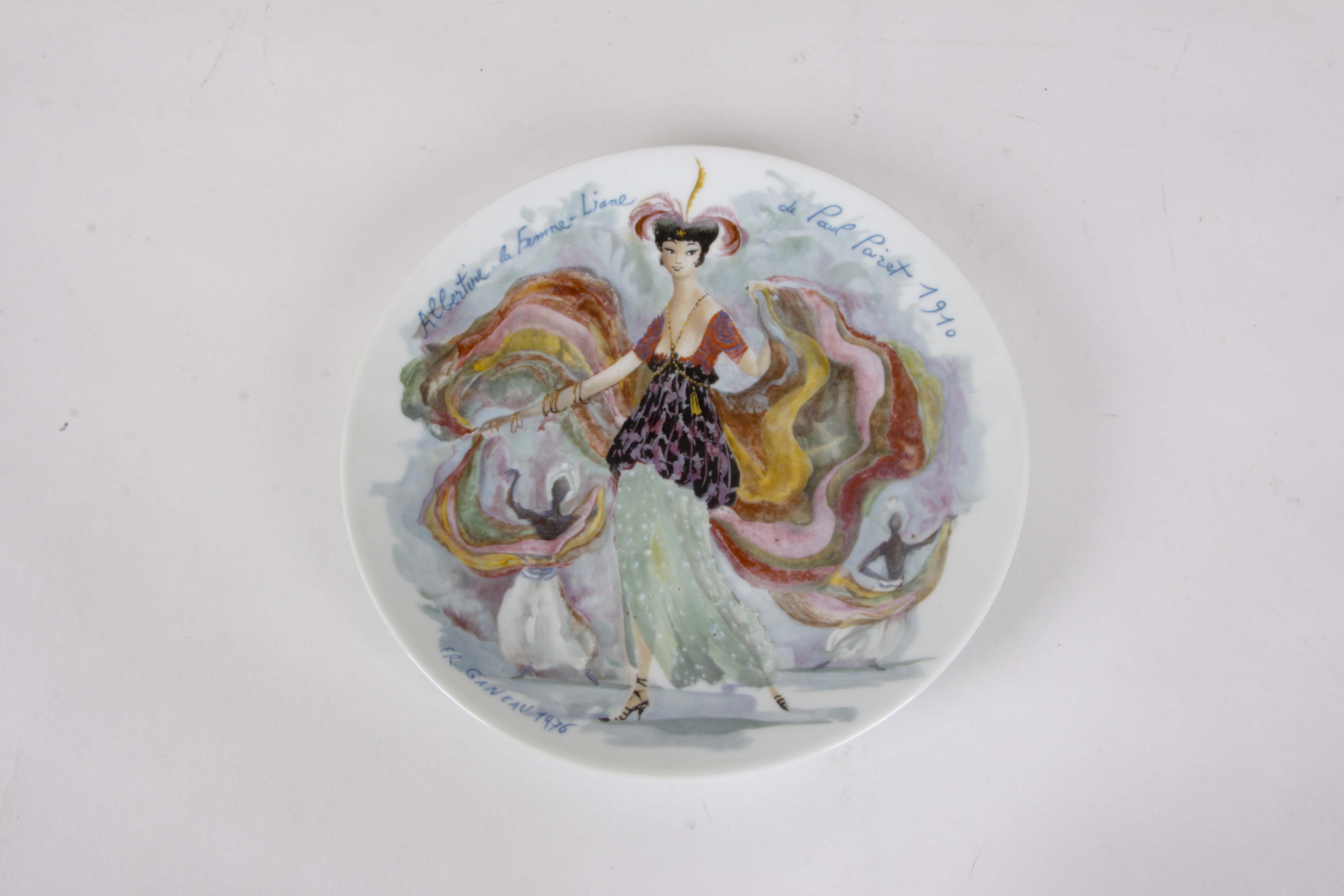 Vintage Lionstone Decanters and Limoges Plates