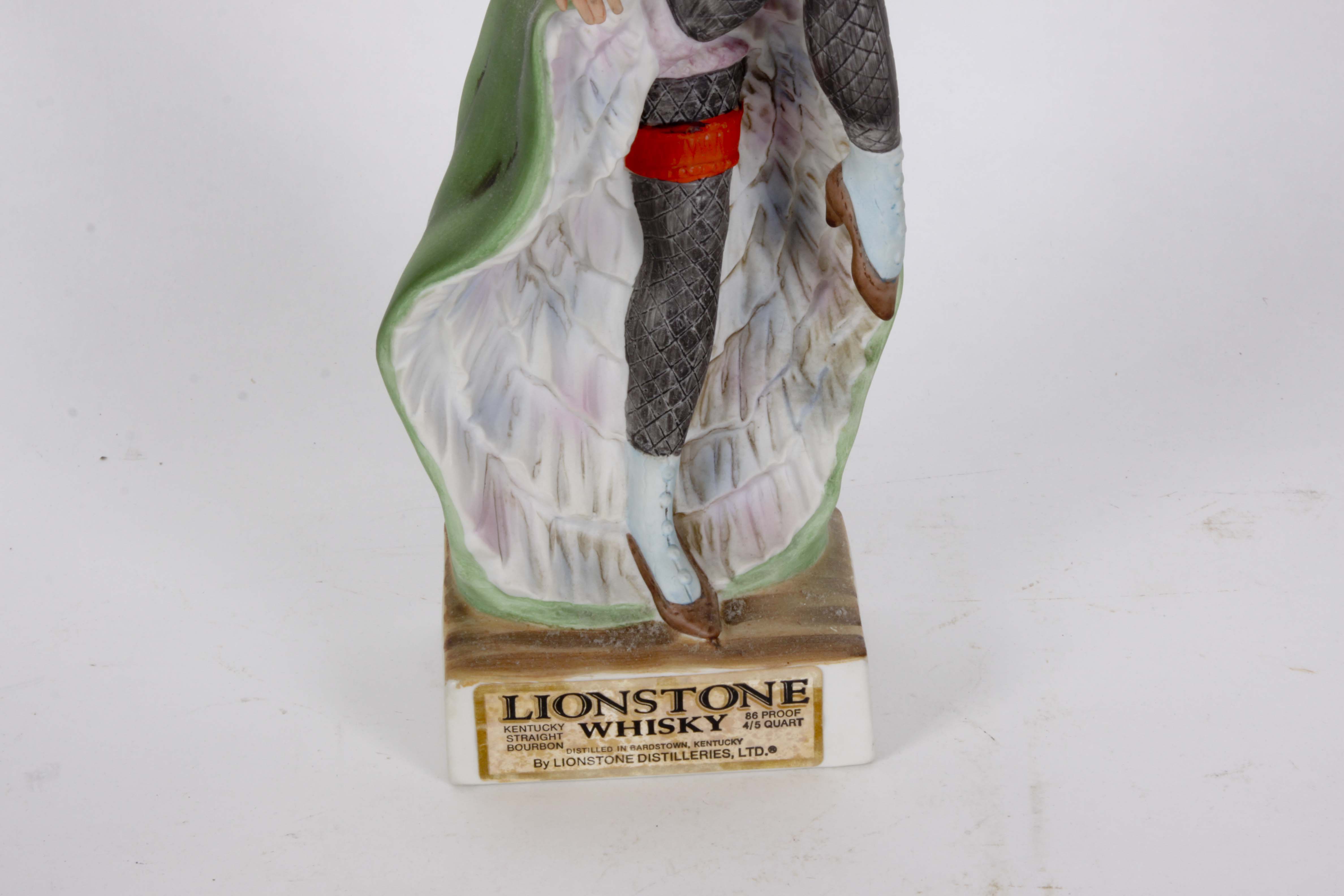 Vintage Lionstone Decanters and Limoges Plates