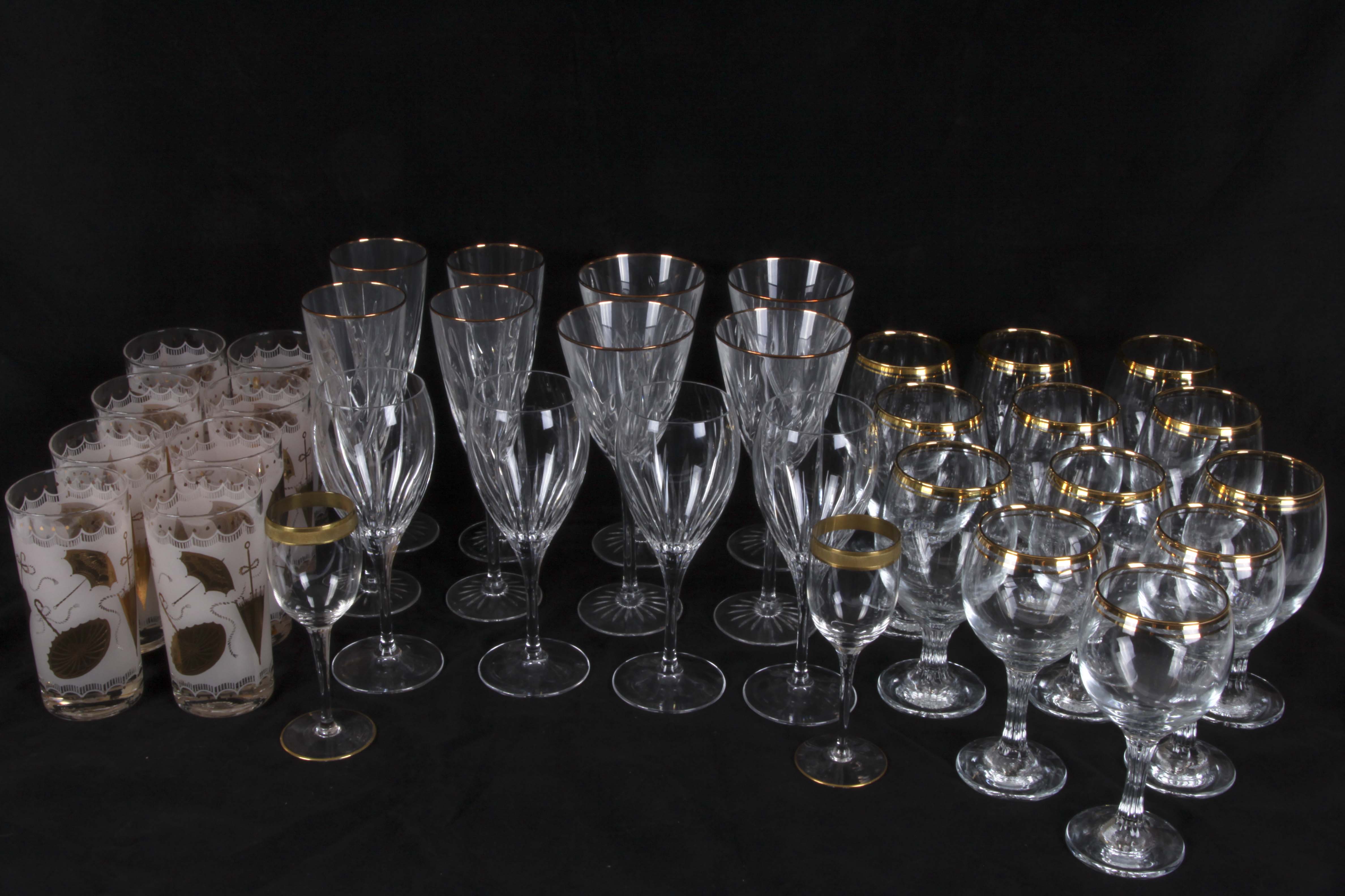 Group of Vintage Glassware and Stemware