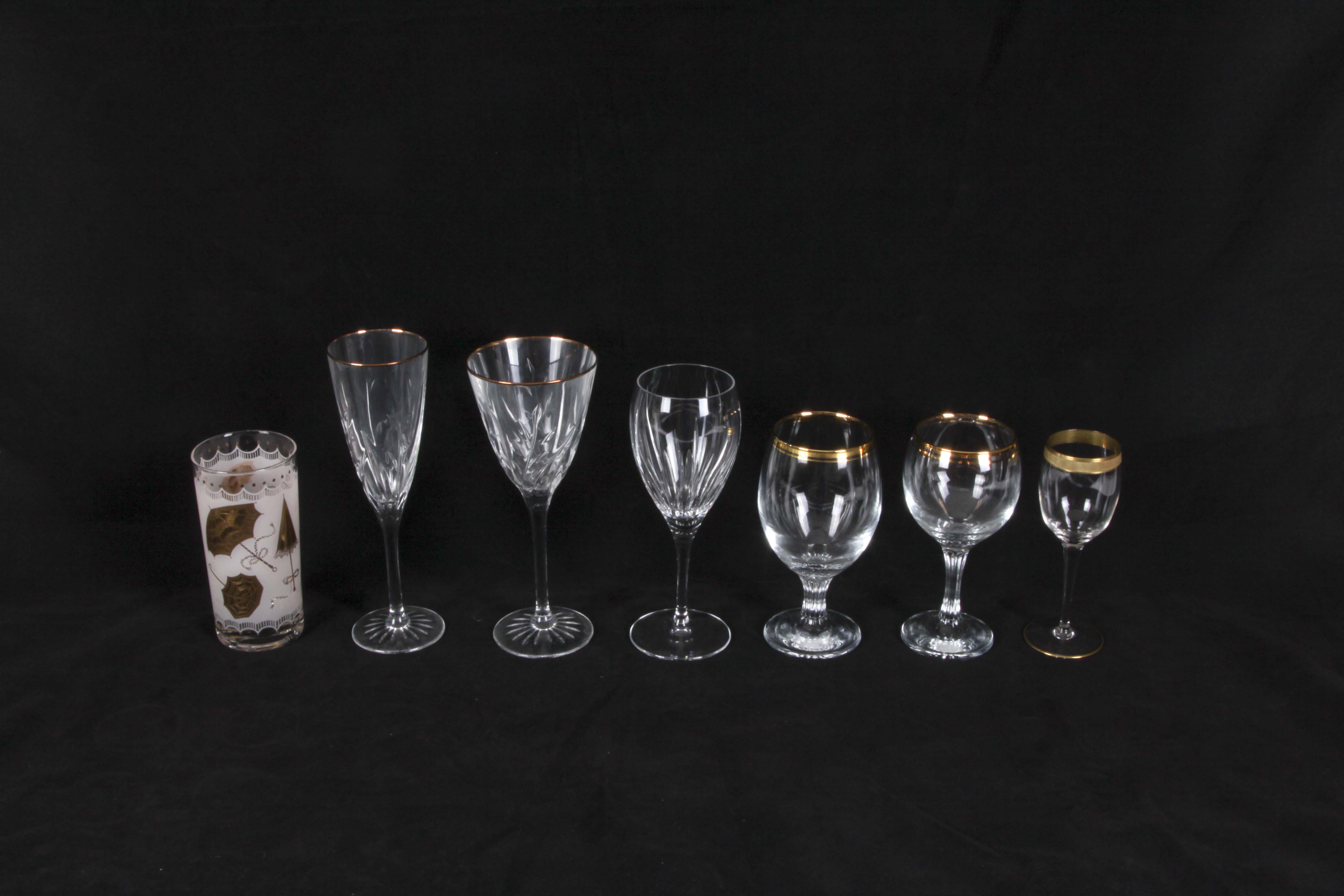 Group of Vintage Glassware and Stemware