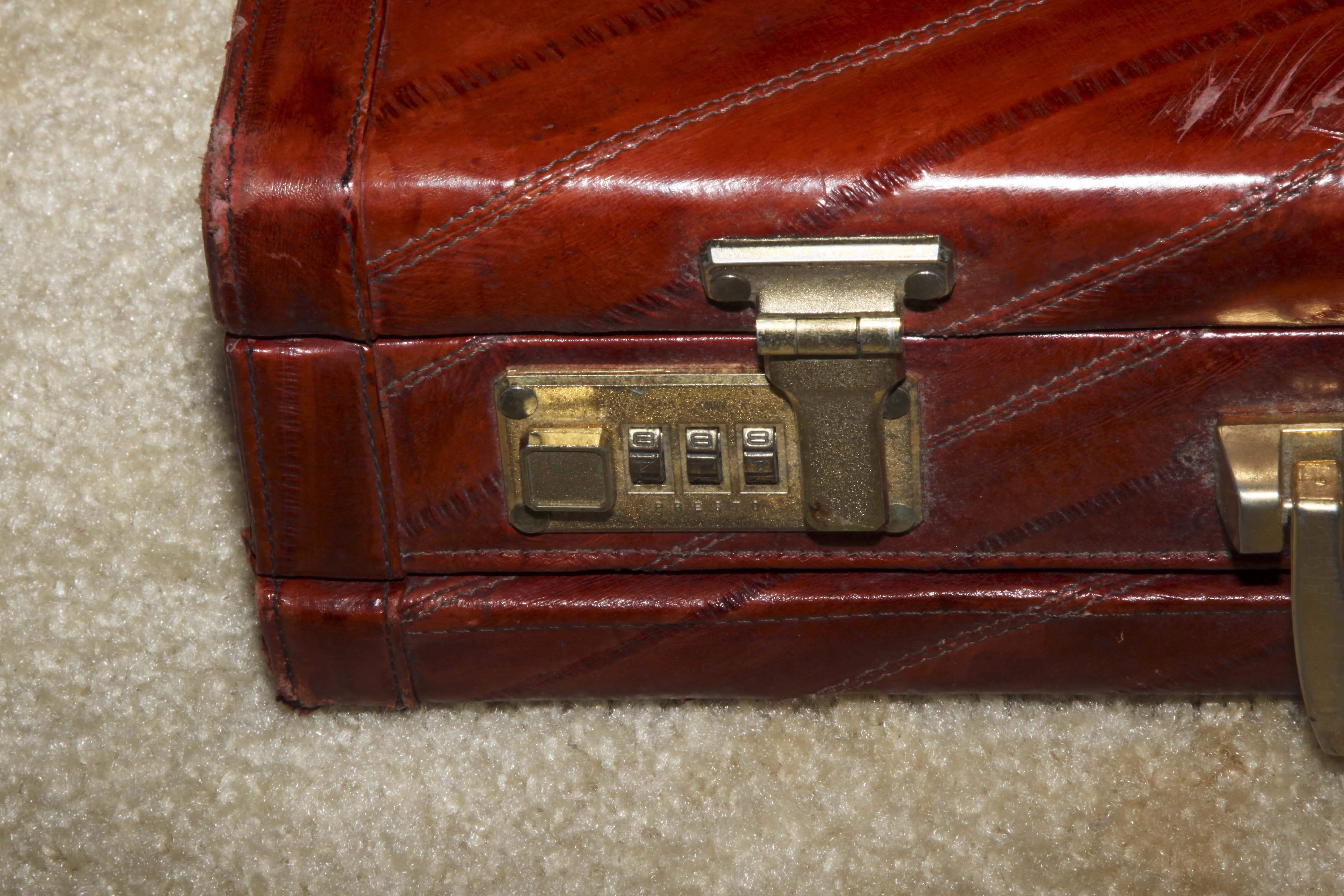 Pair of Vintage Leather Men's Briefcases