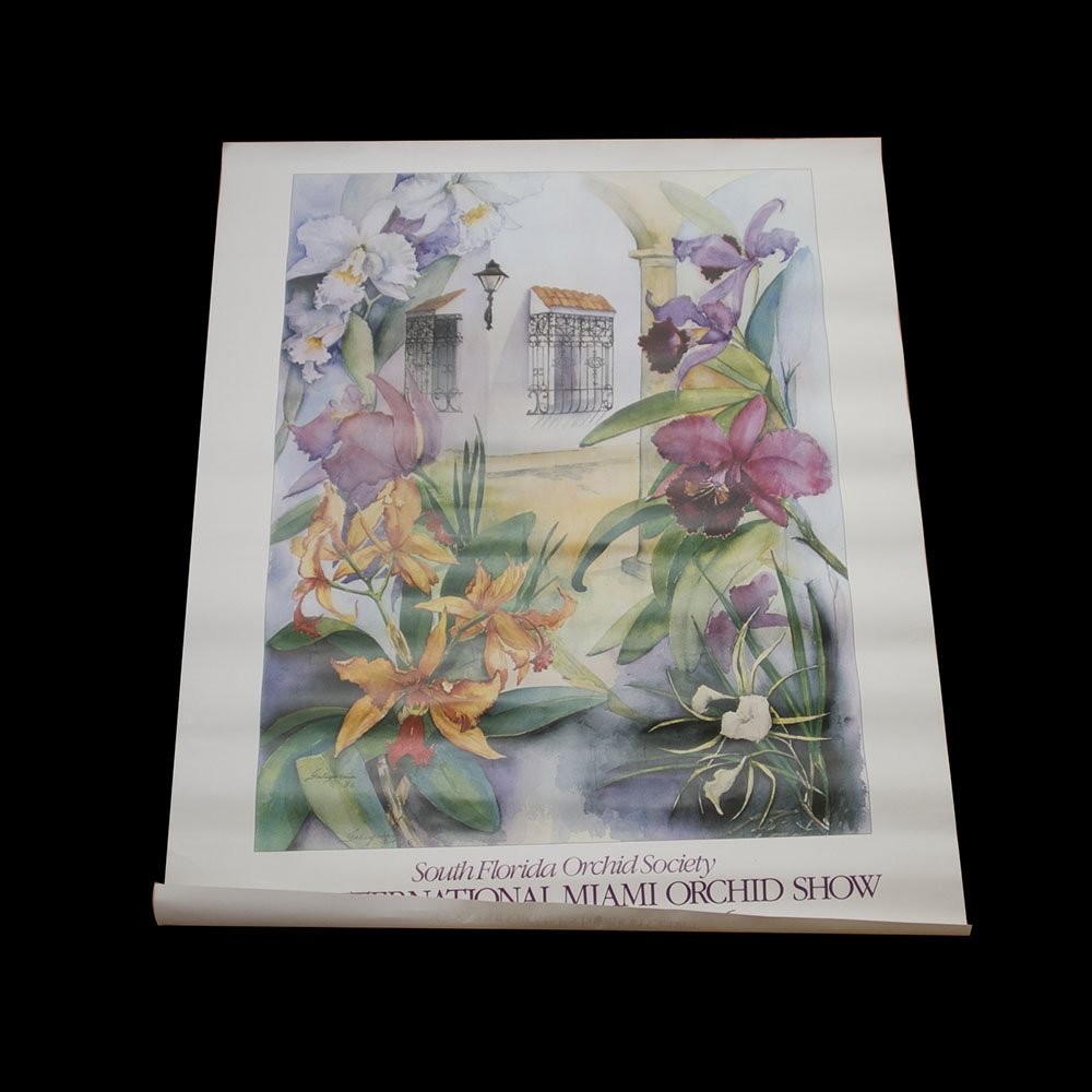 South Florida Orchid Society Poster