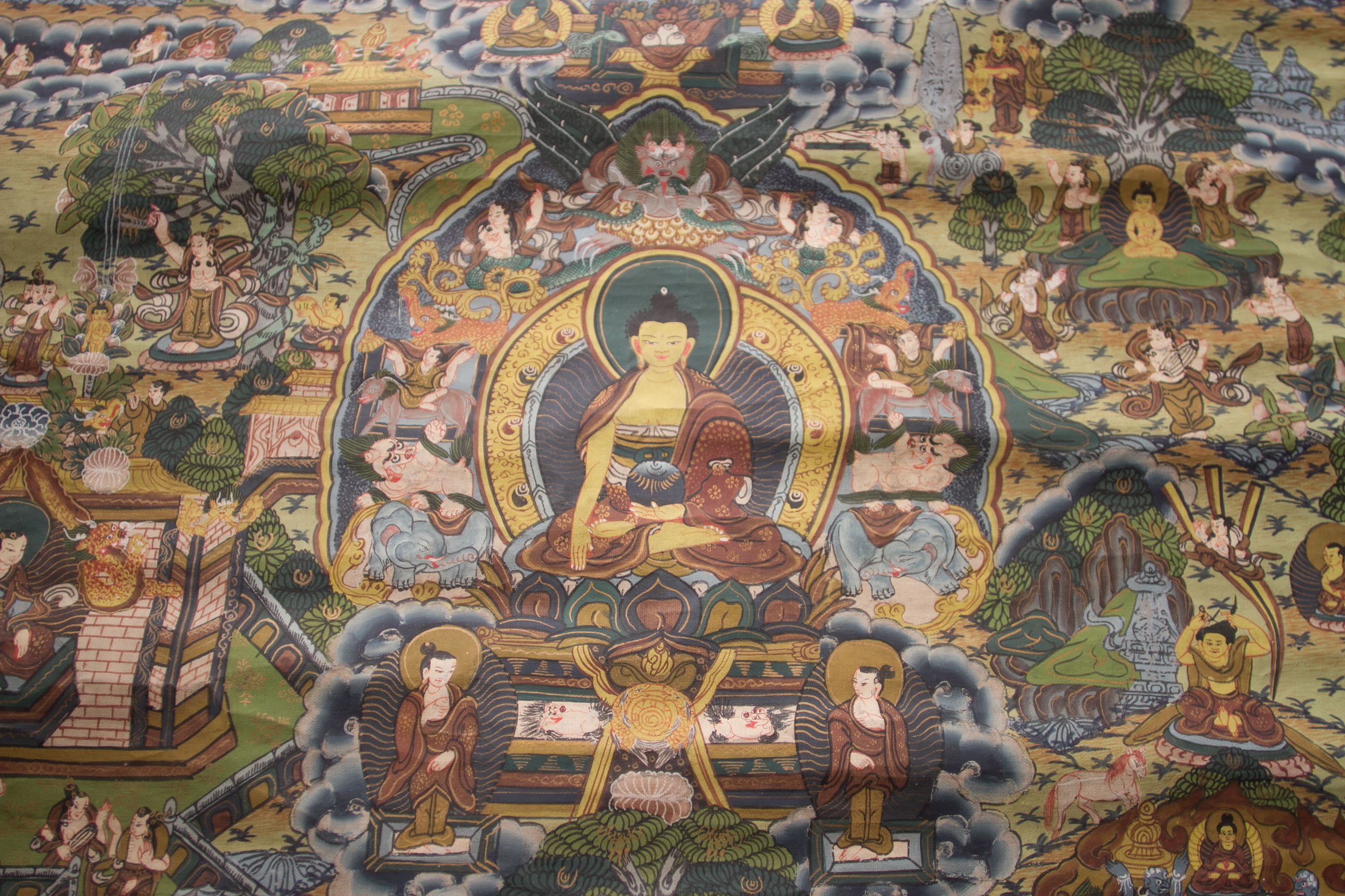 Buddhist Hanging Scroll