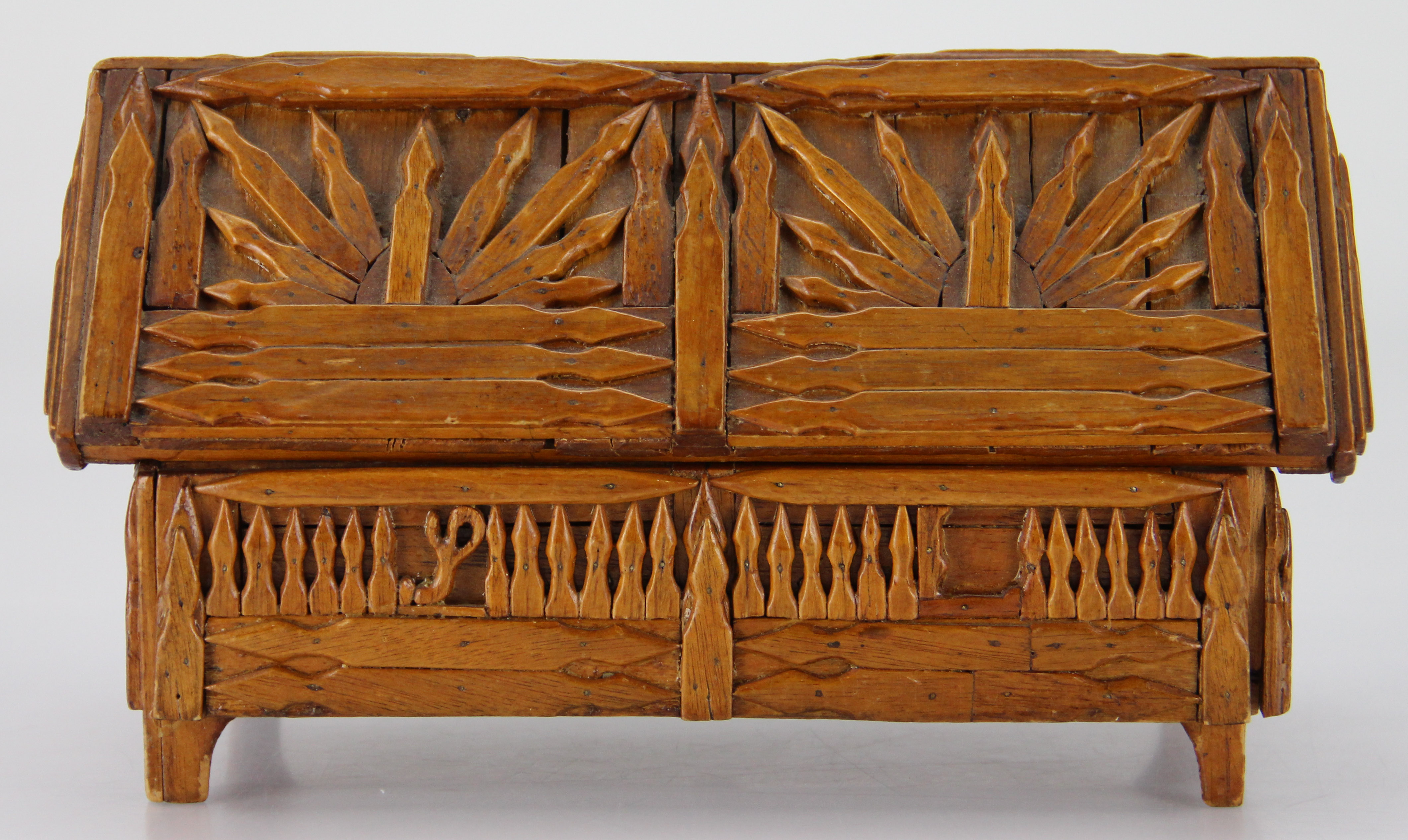 Antique Swedish Folk Art Box