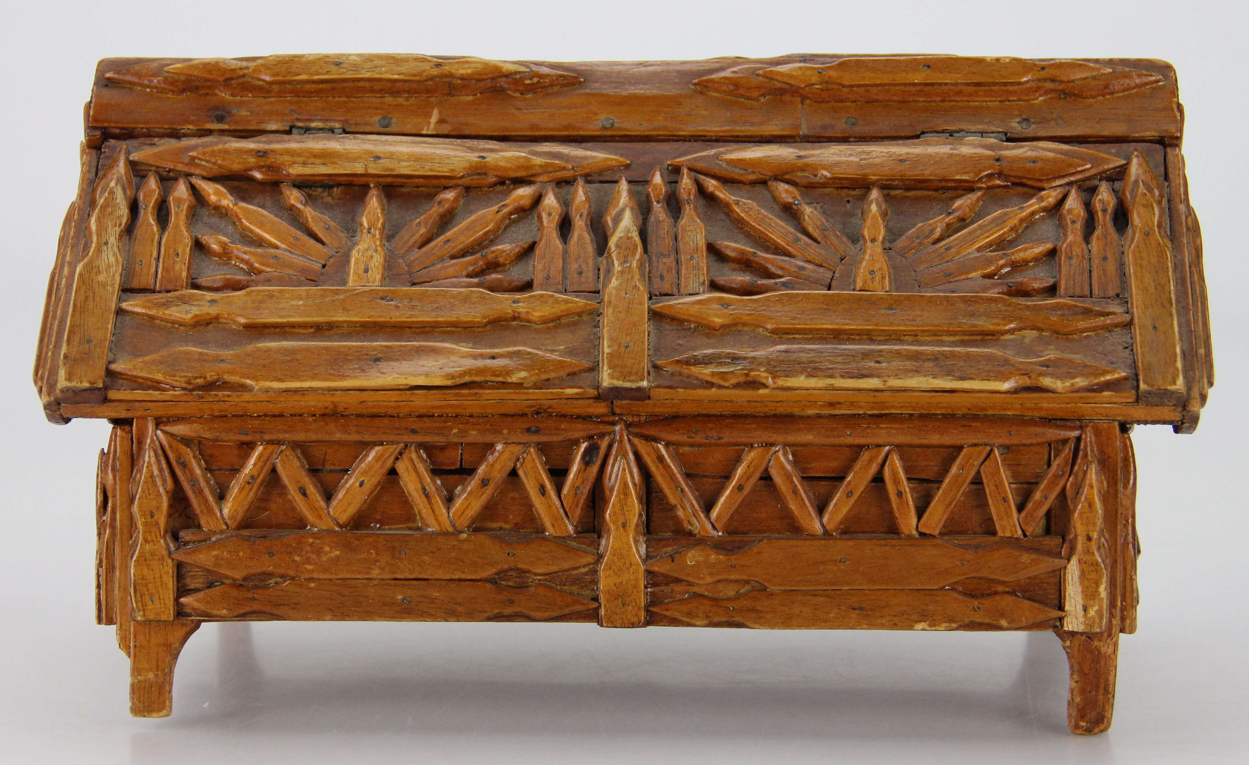 Antique Swedish Folk Art Box