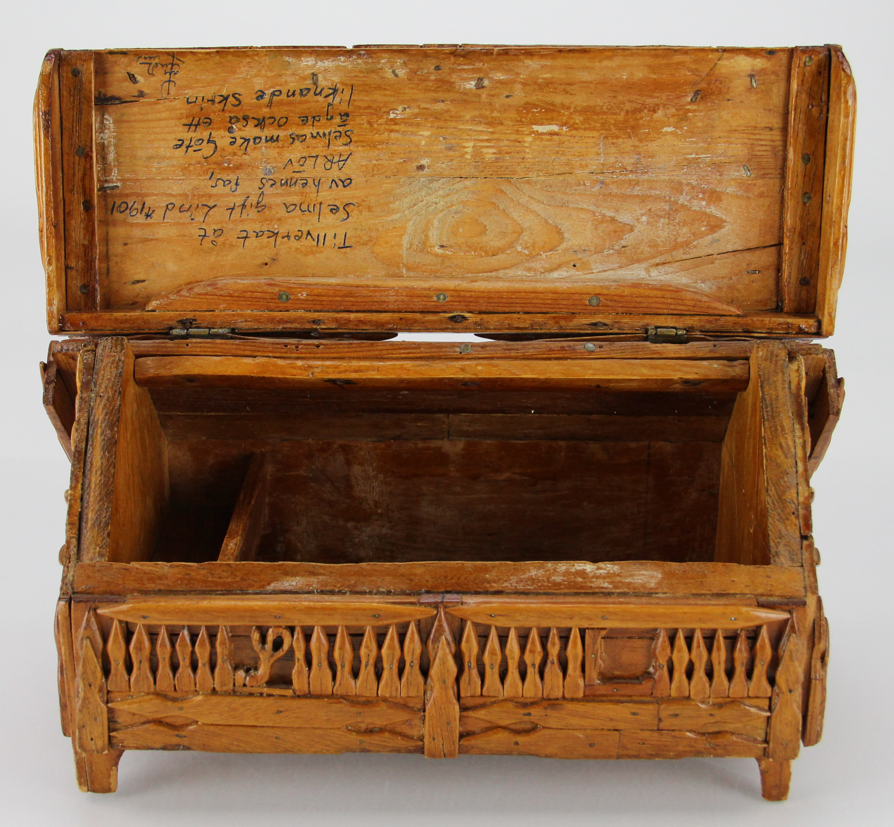 Antique Swedish Folk Art Box