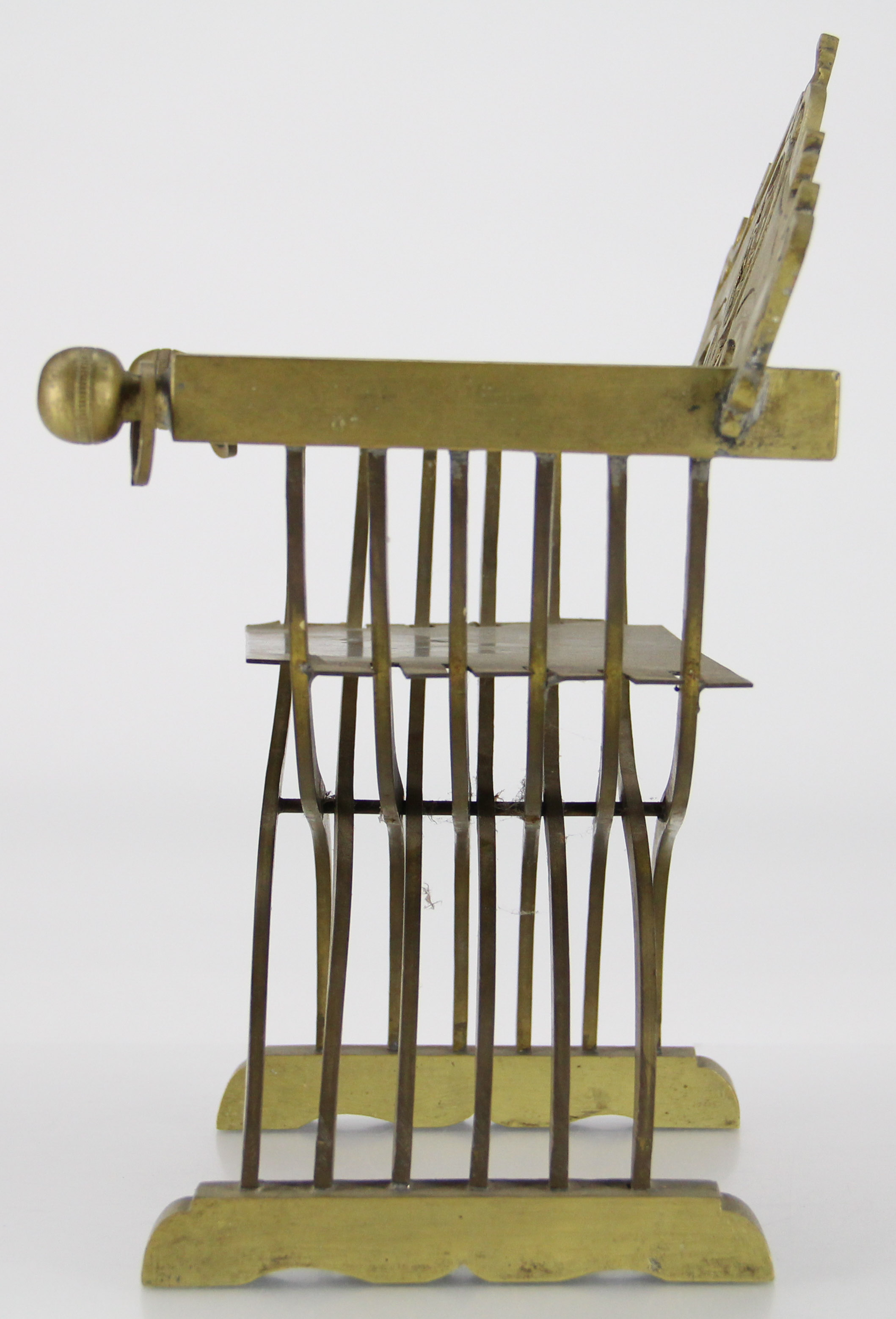Brass Model of a French Renaissance Chair