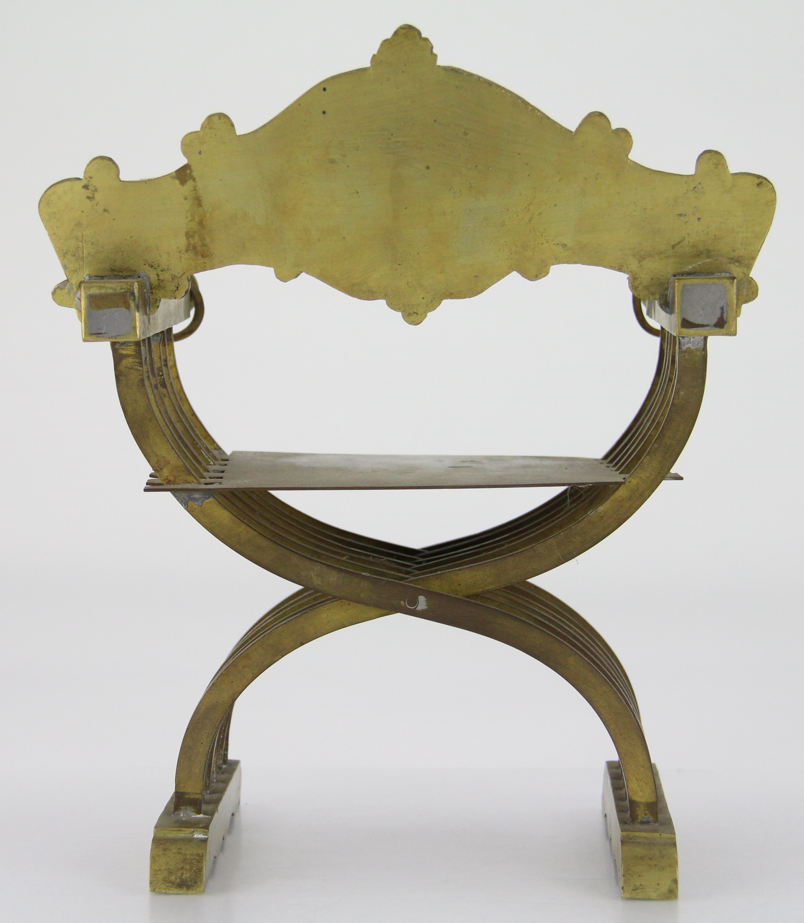 Brass Model of a French Renaissance Chair