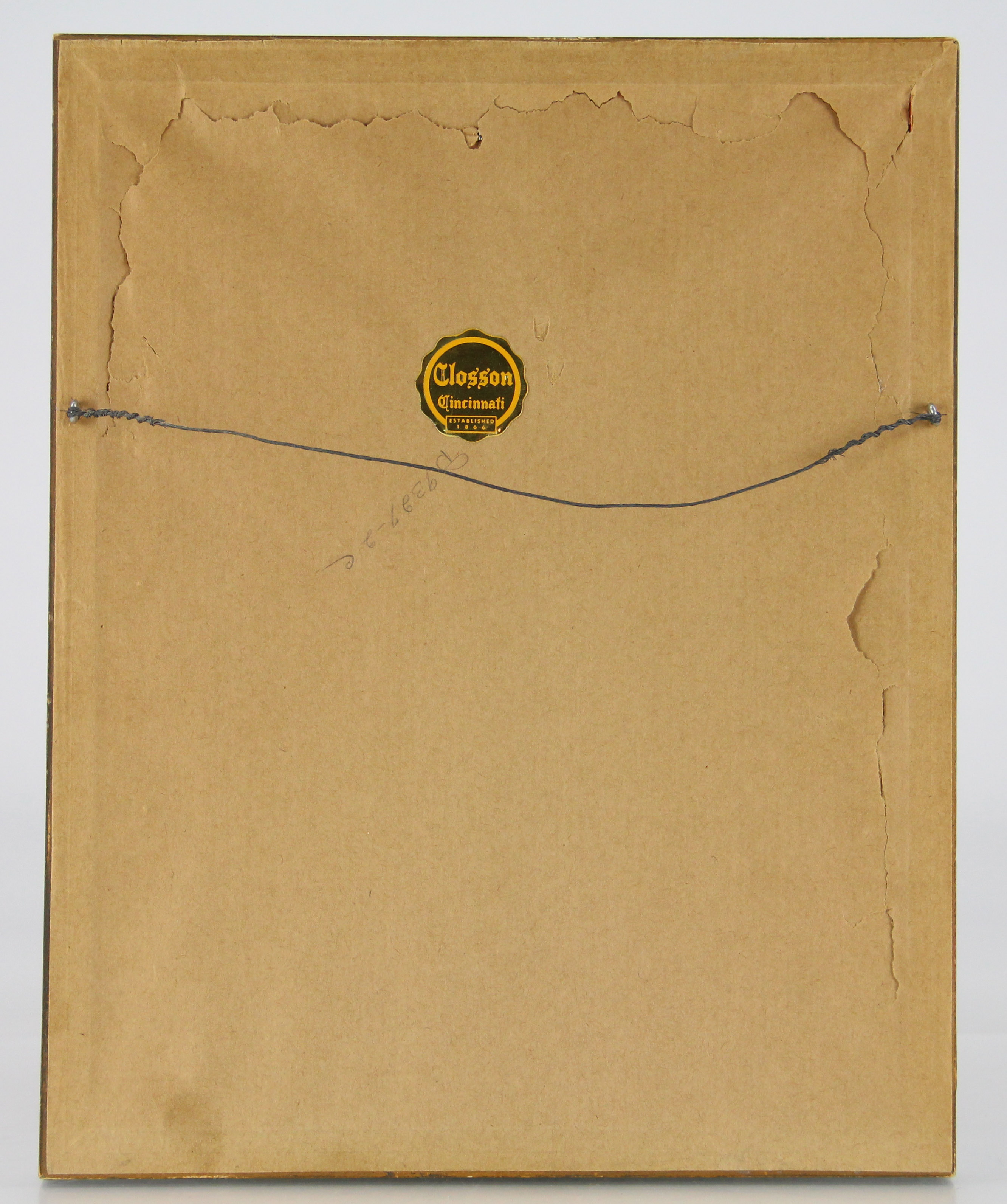 Antique Hand Tinted Lithograph