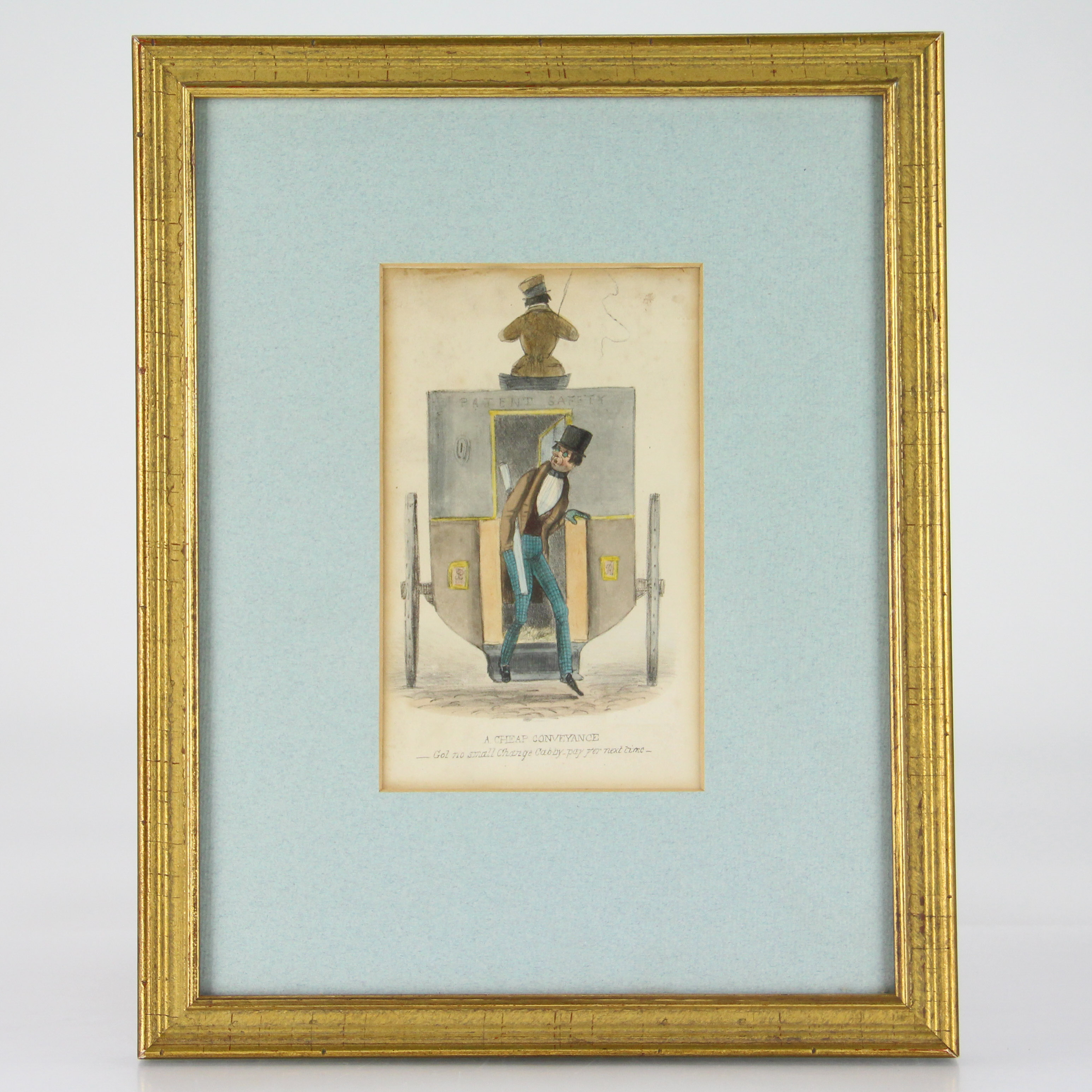 Antique Hand Tinted Lithograph