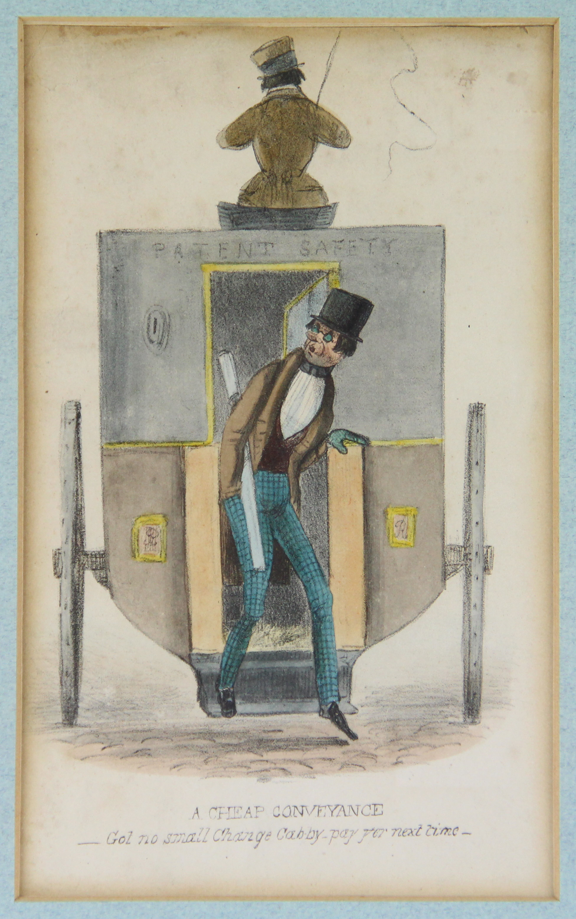 Antique Hand Tinted Lithograph