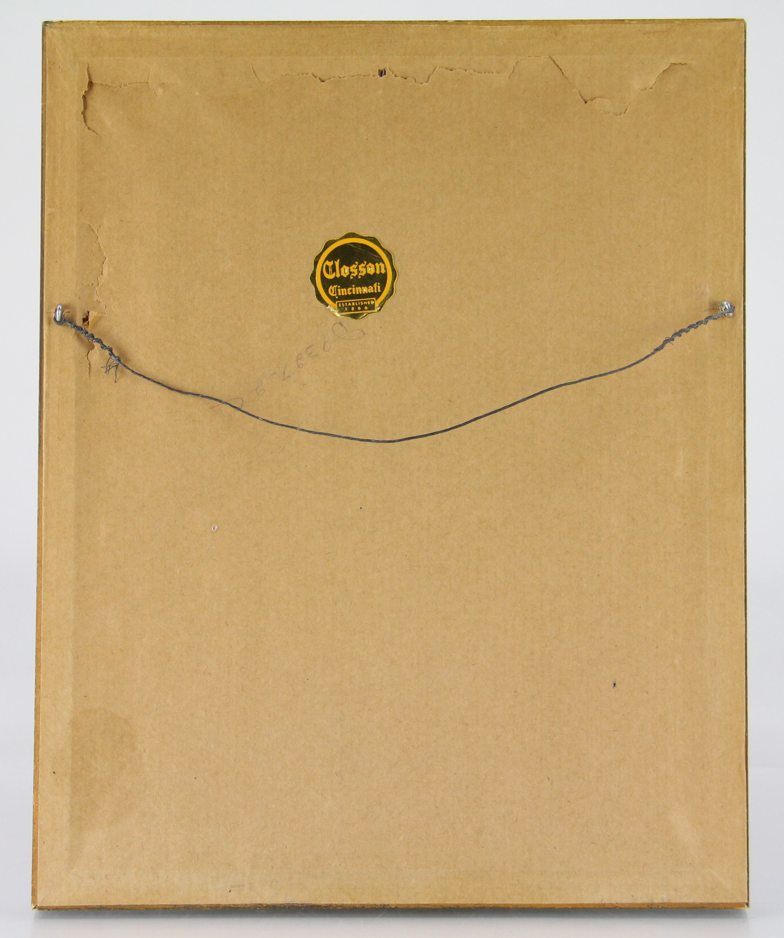 Antique Hand Tinted Lithograph