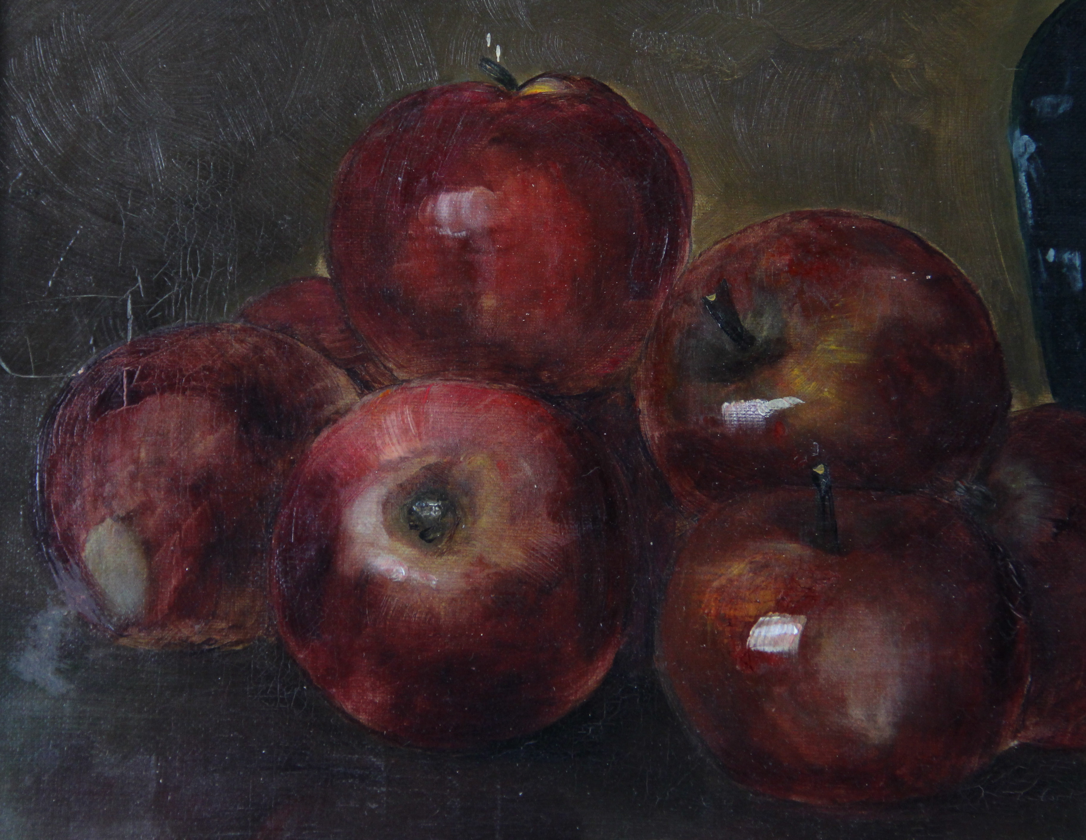 Antique Original Oil by J. W.