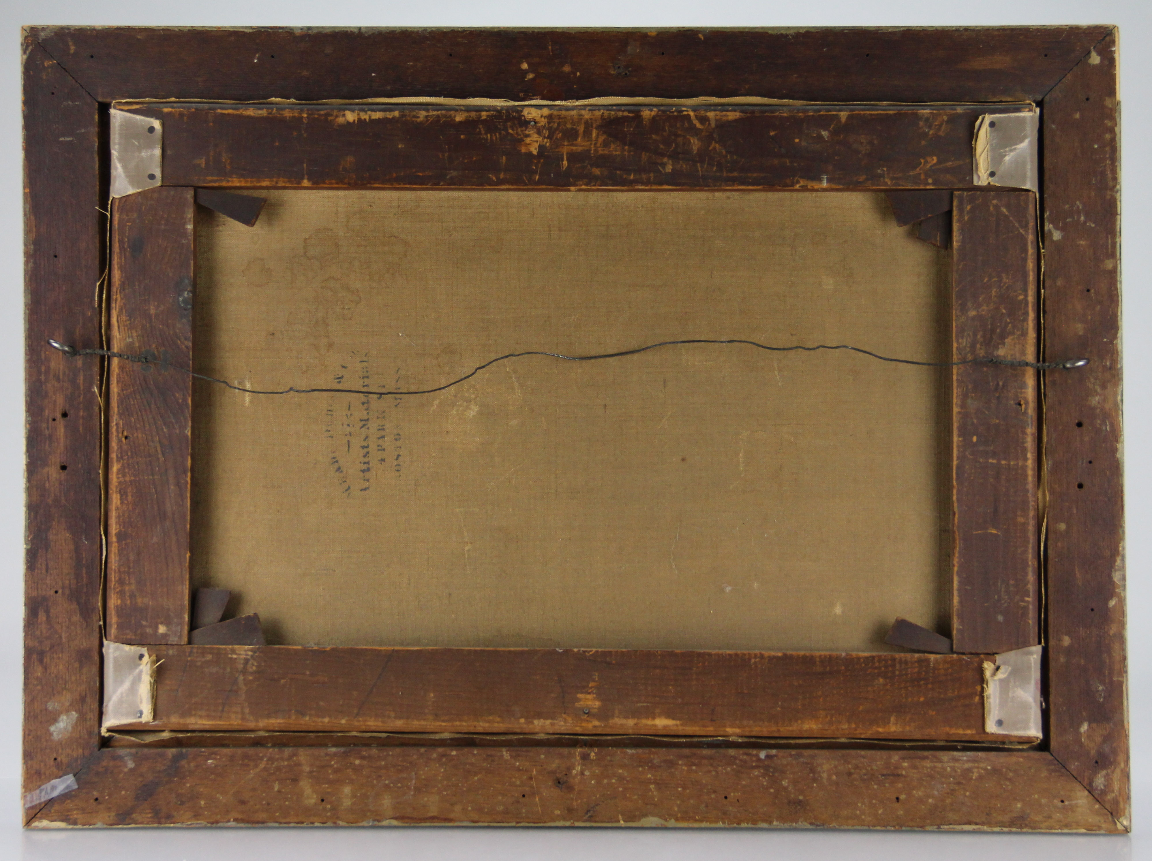 Antique Original Oil by J. W.