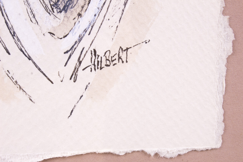 E.D. Hilbert "Mother and Child" Drawing