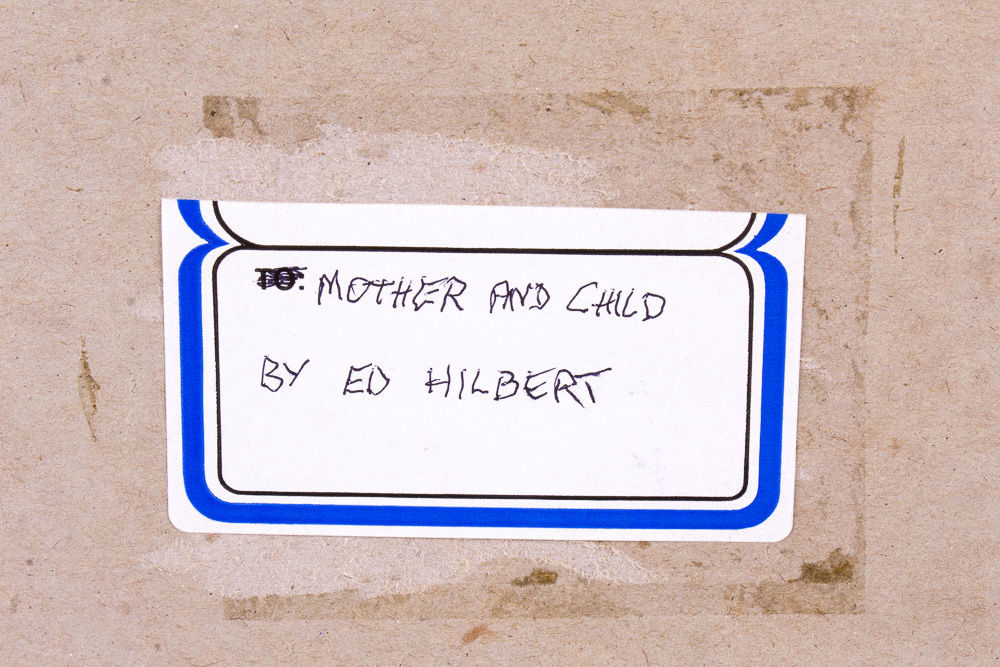 E.D. Hilbert "Mother and Child" Drawing