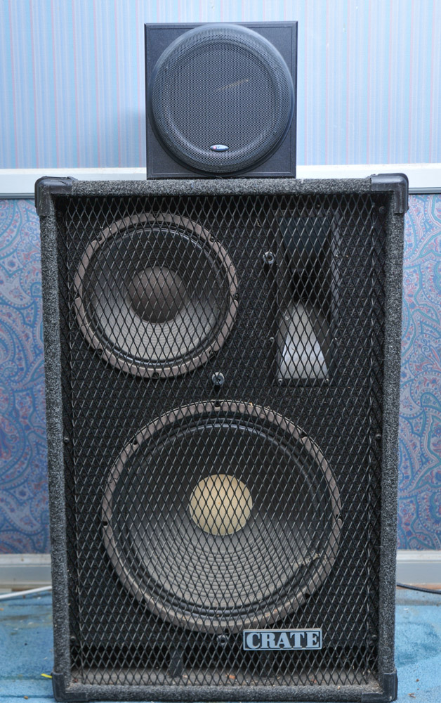 Pair of Crate PS-1510H 3-Way Speakers