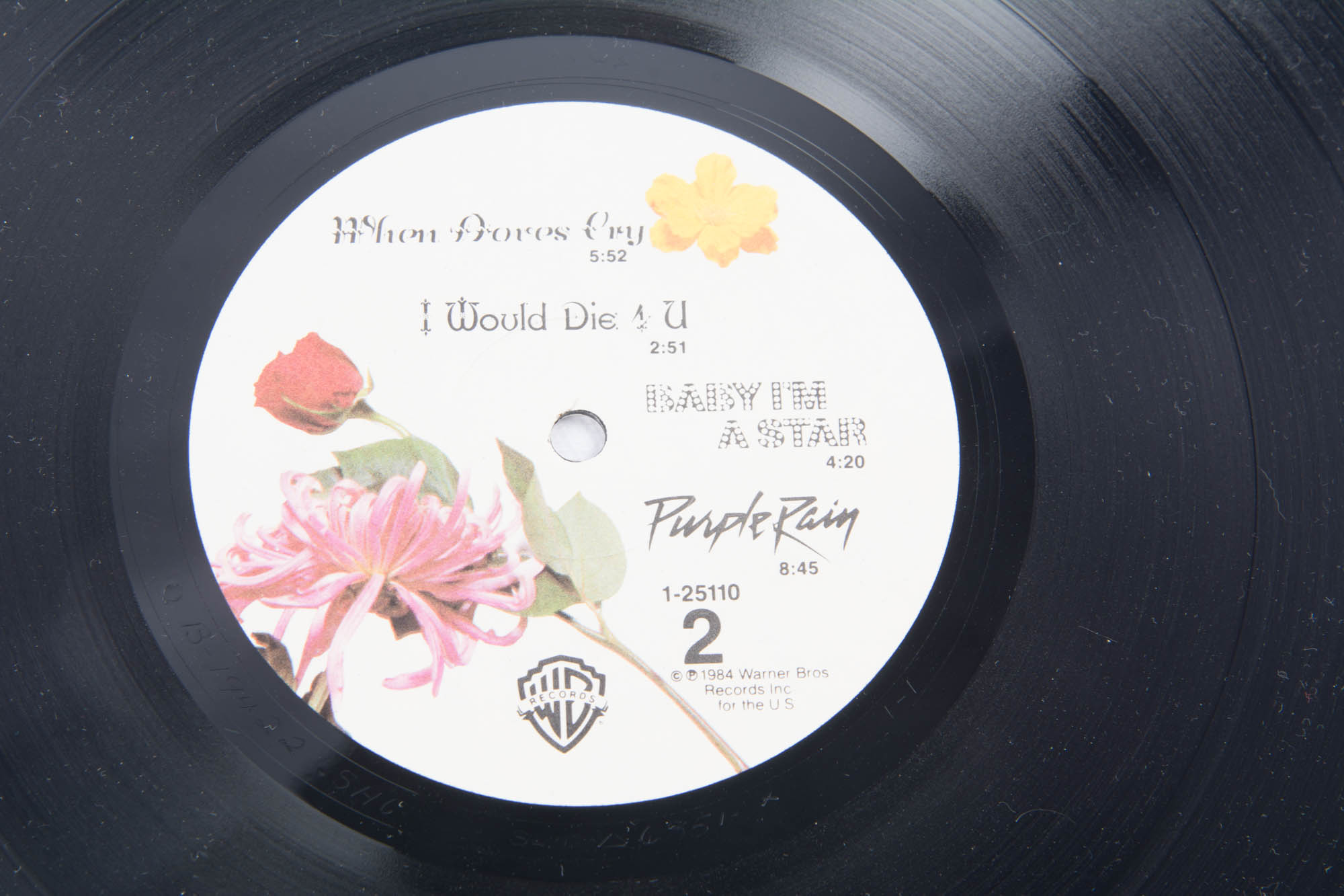 "Purple Rain" Vinyl LP by Prince and the Revolution First Pressing