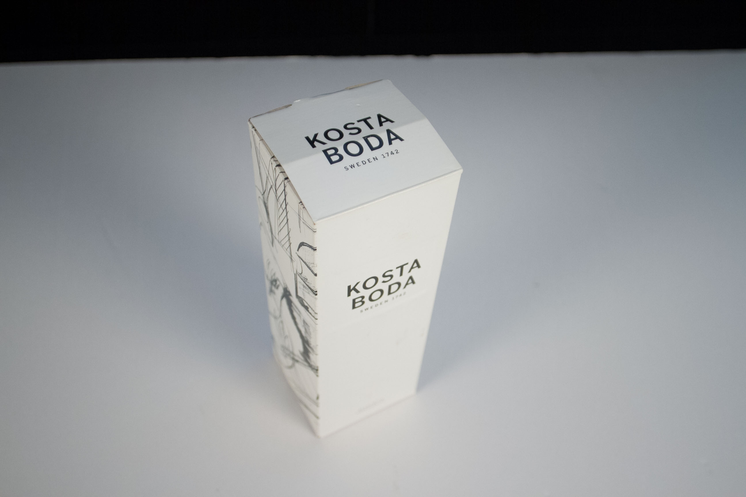 Kosta Boda Green Glass Guitar