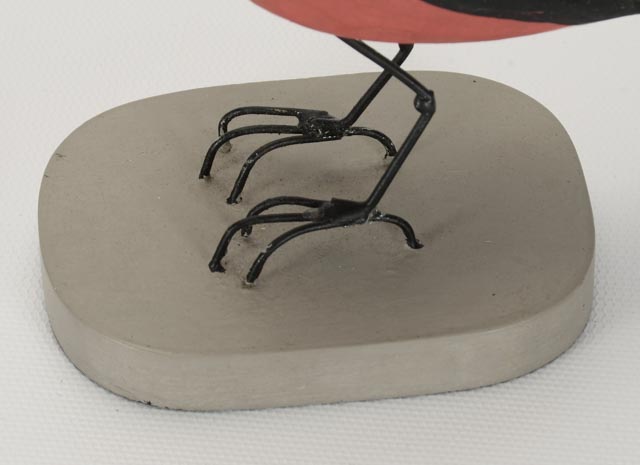 Wood and Metal Sculpture After Charley Harper "Round Robin"