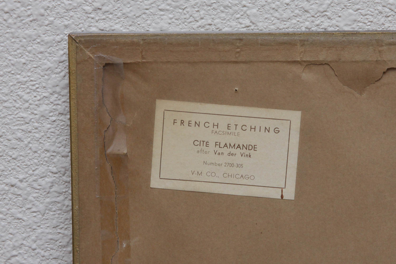 French Etching Facsimile