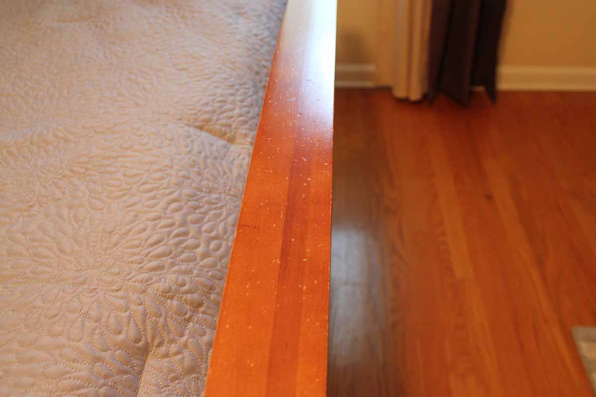 Mission Style King-Size Bed Frame