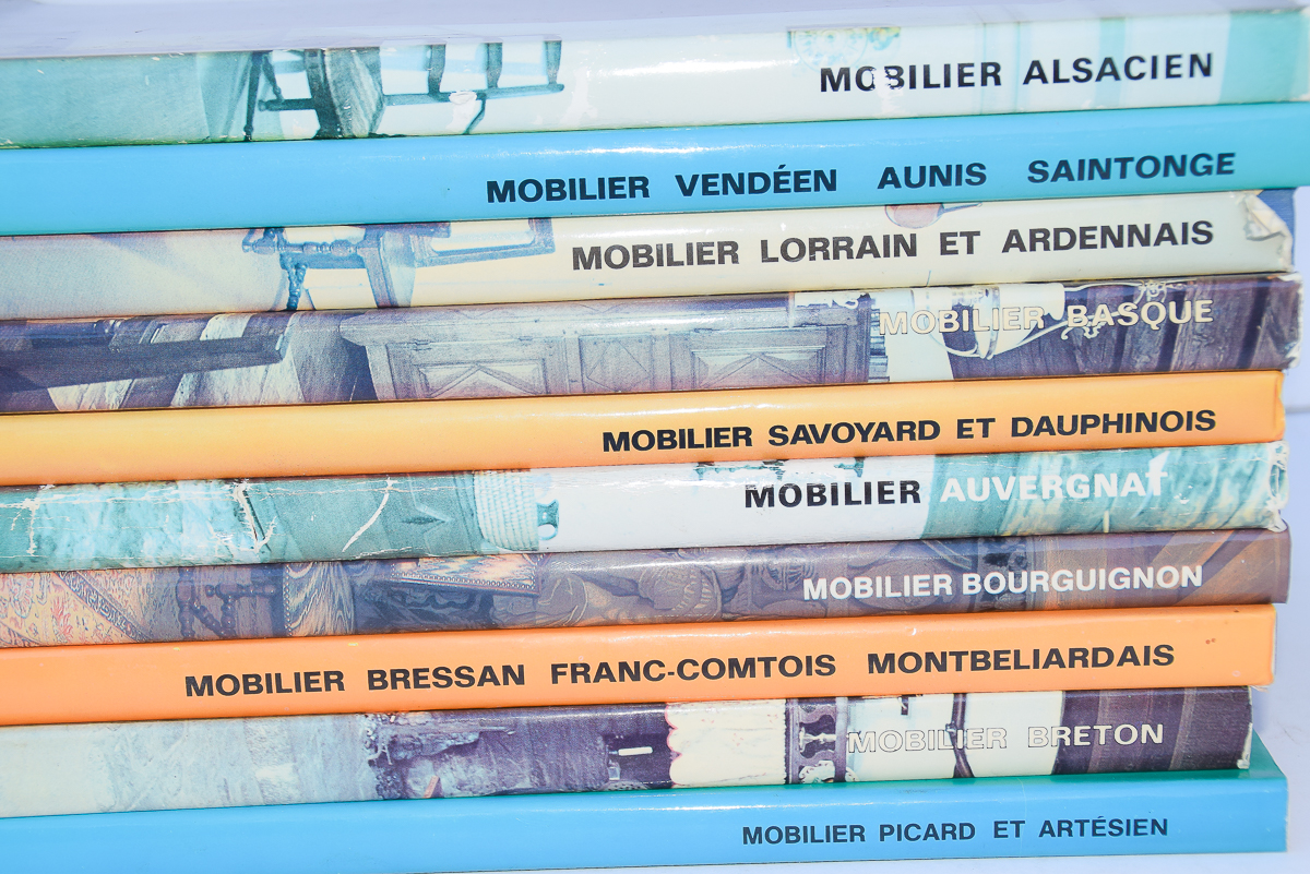 Set of 10 French Furniture Books by CH. Massin