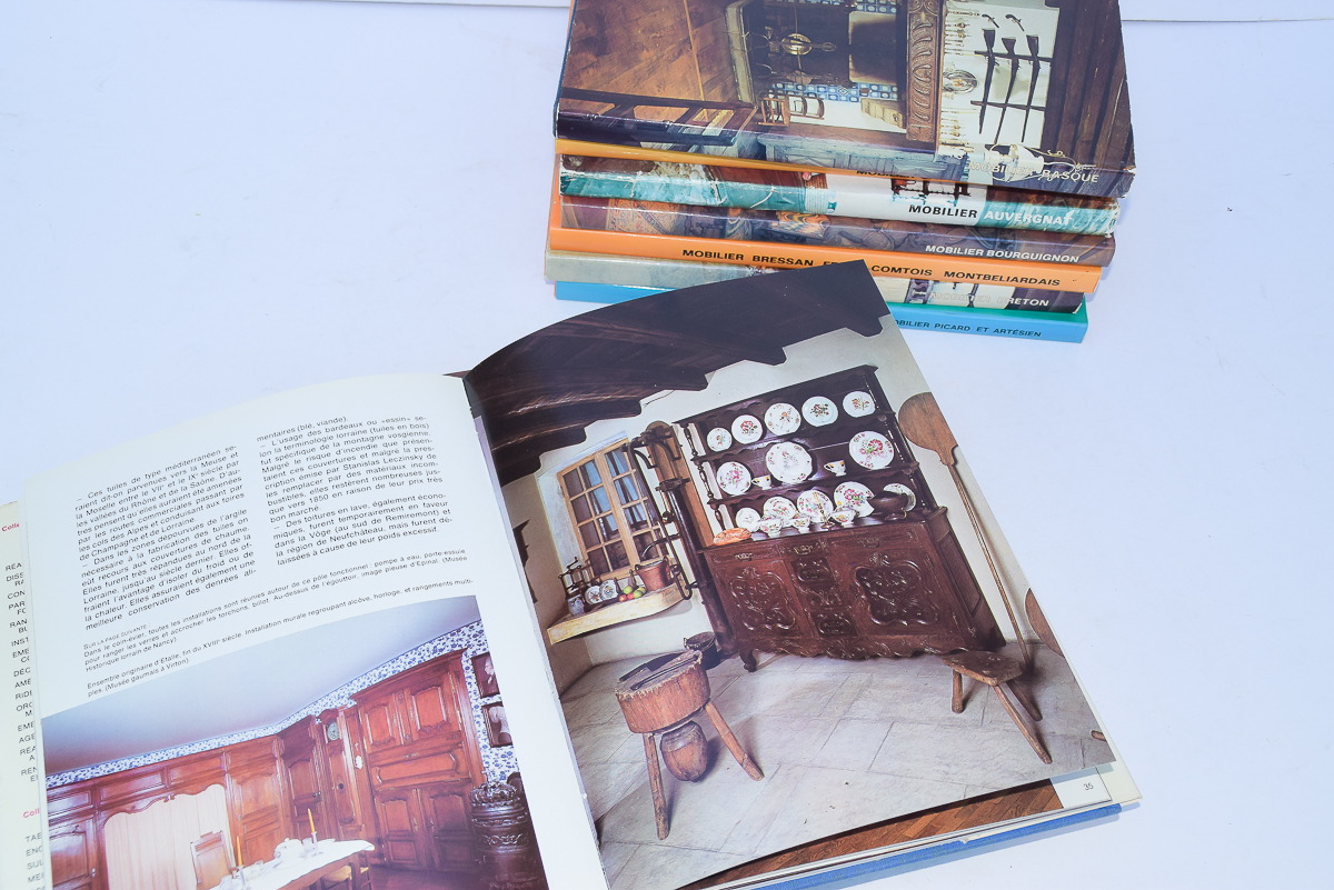 Set of 10 French Furniture Books by CH. Massin