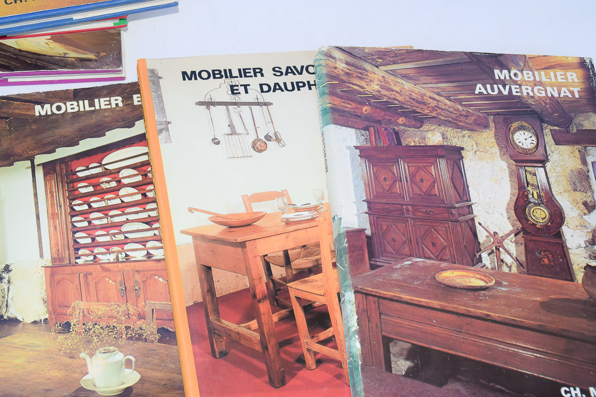 Set of 10 French Furniture Books by CH. Massin