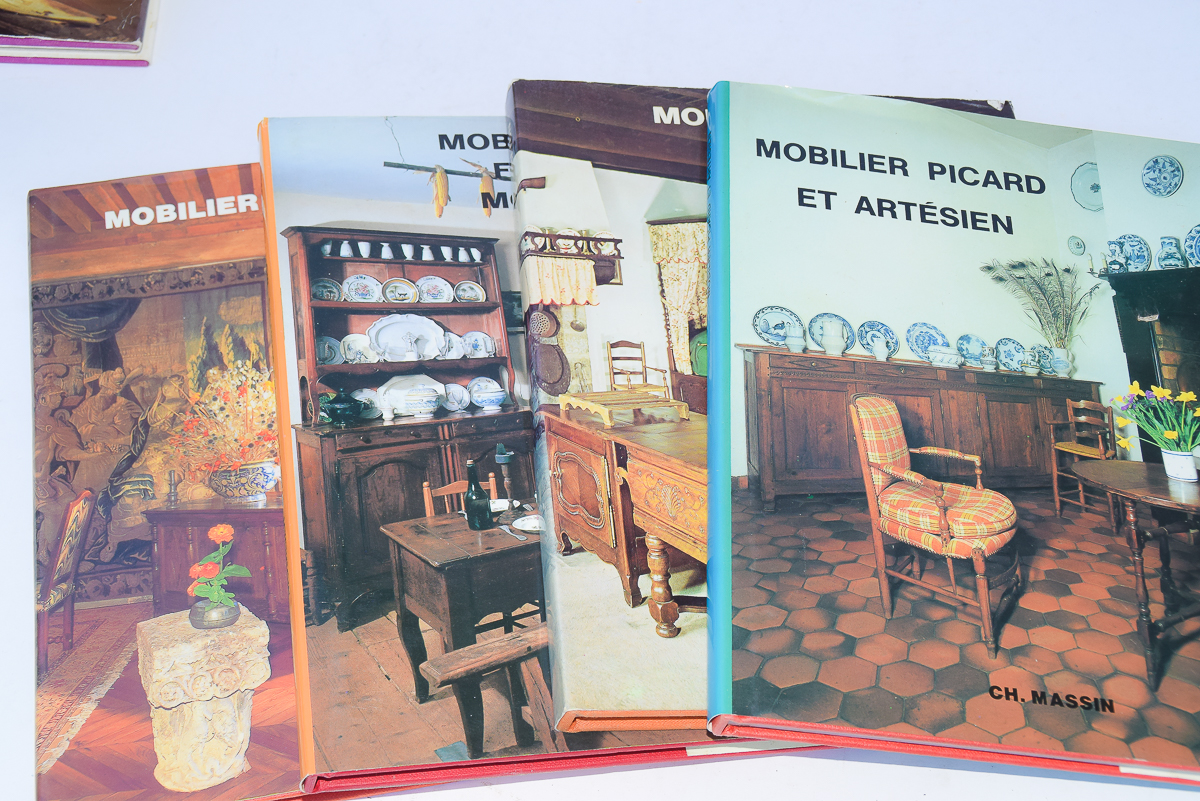 Set of 10 French Furniture Books by CH. Massin