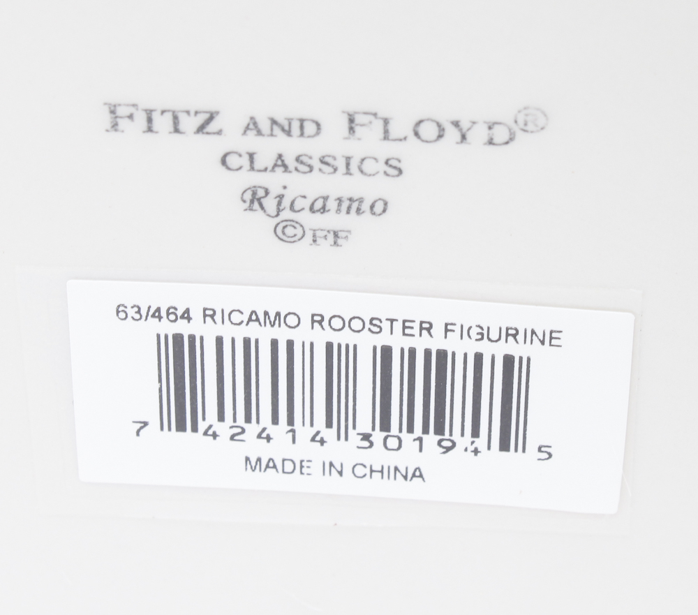 Fitz and Floyd Ceramic Rooster