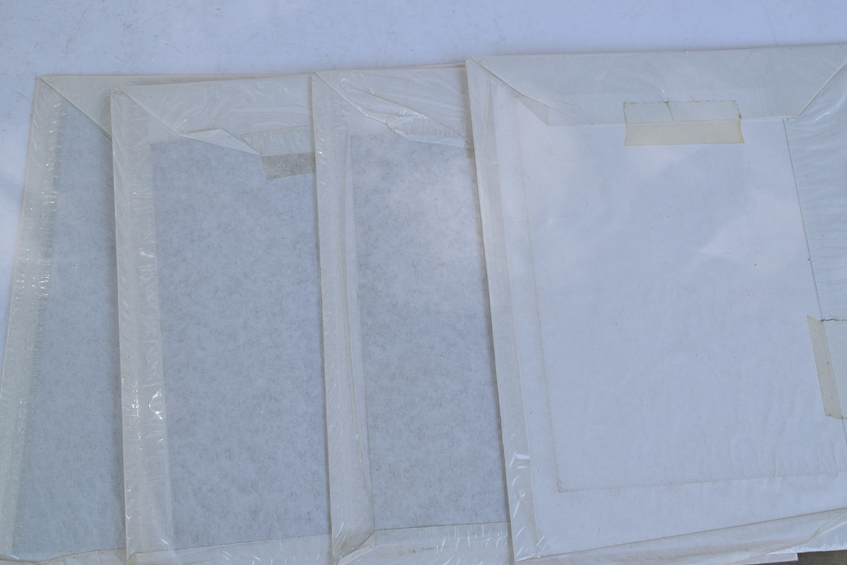 Four Antique Hand-Colored "Alice's Adventures in Wonderland" Bookplates