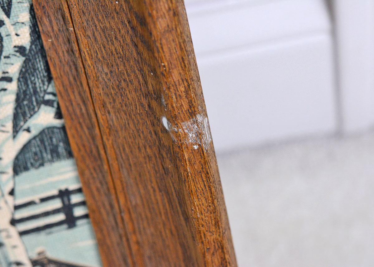 Framed R. Batchelder Lithograph on Linen