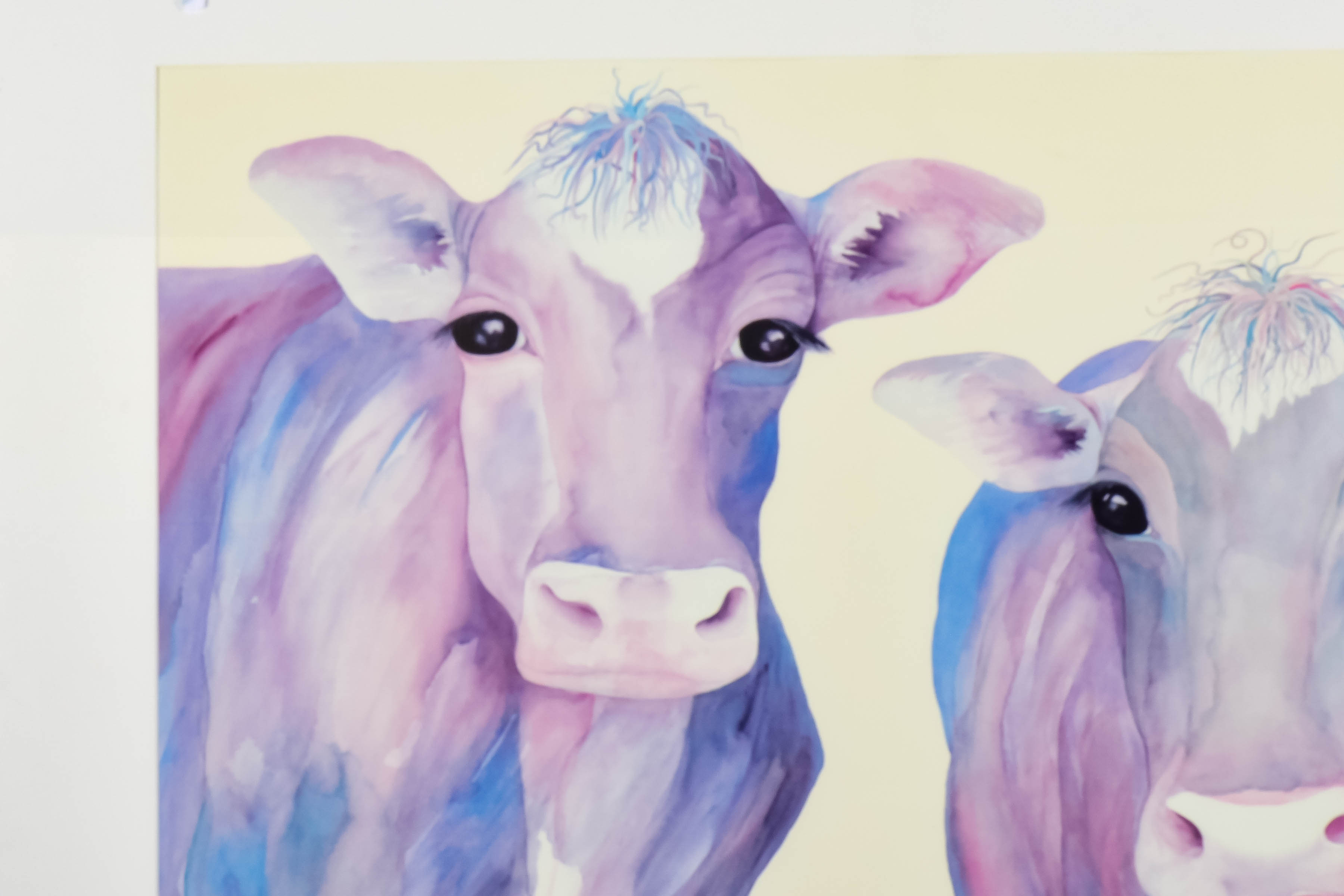 "Mazzoleni's Girls" Watercolor Giclée Print by Robin Eschner