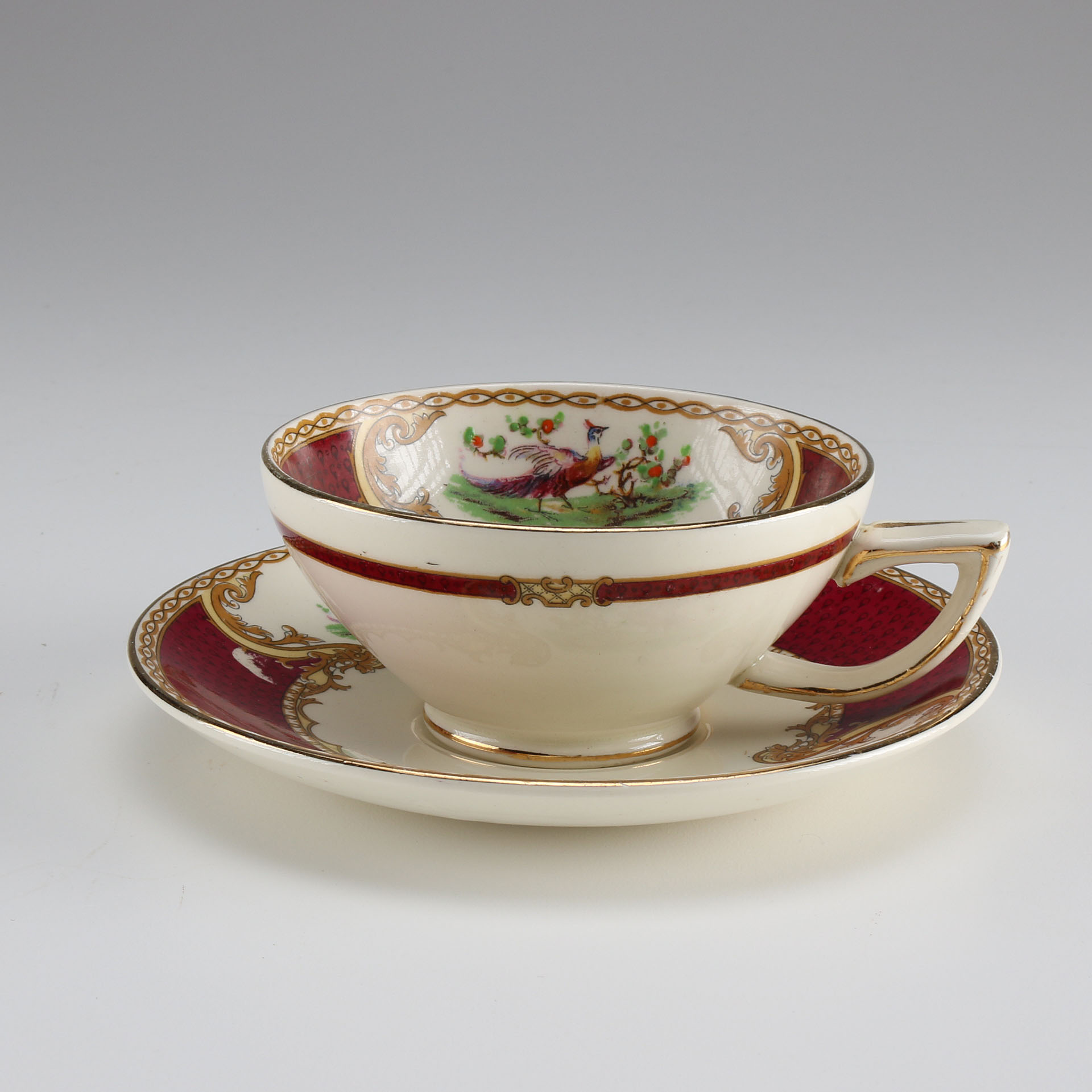 Set of Myott "Chelsea Bird" Vintage Staffordshire China