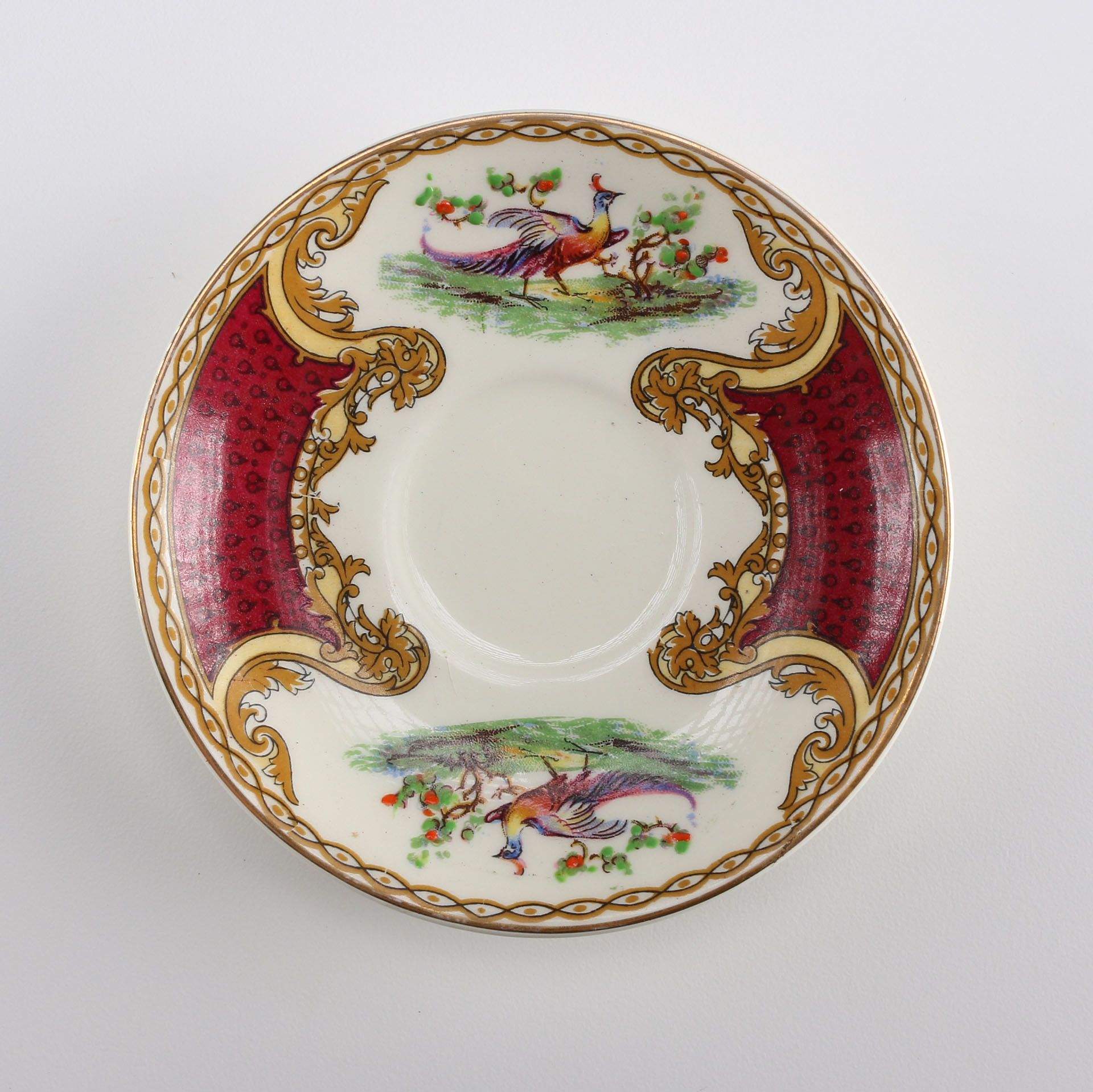 Set of Myott "Chelsea Bird" Vintage Staffordshire China