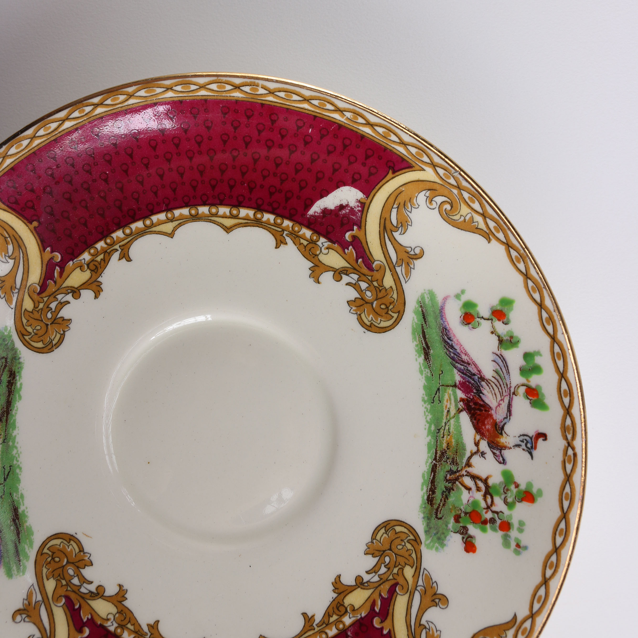 Set of Myott "Chelsea Bird" Vintage Staffordshire China